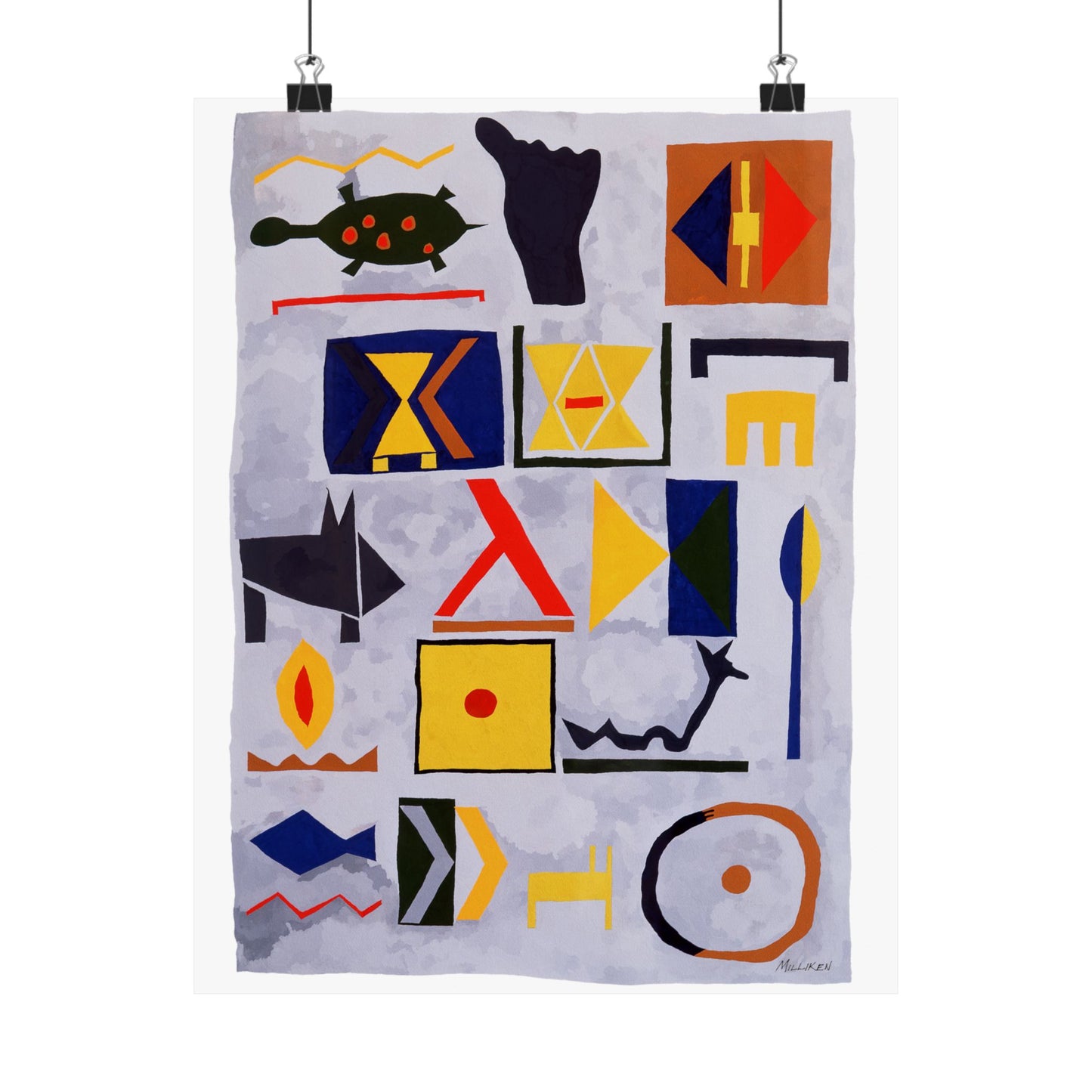 HIEROGLYPHS - Matte Vertical Prints