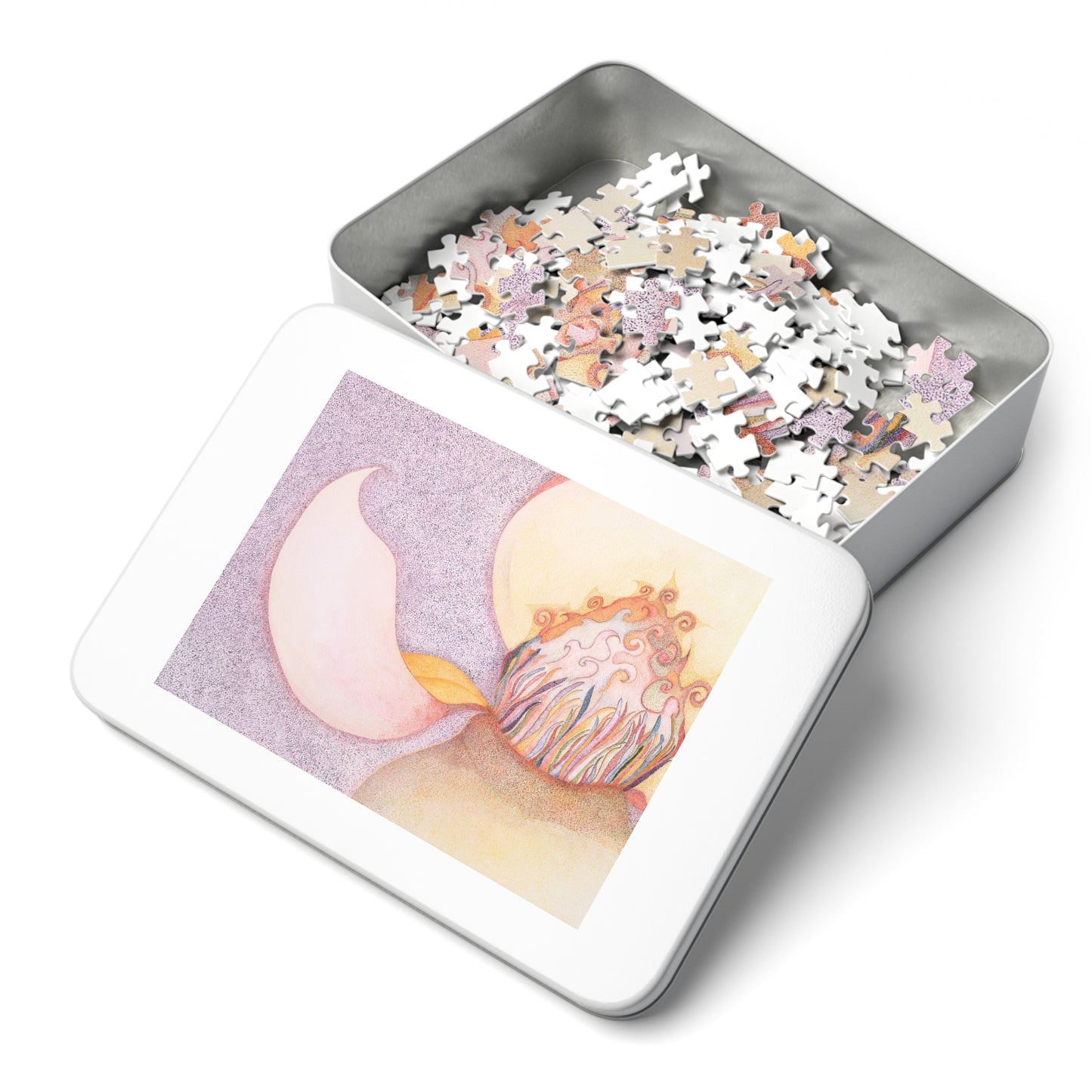PETALS-Jigsaw Puzzle with Tin
