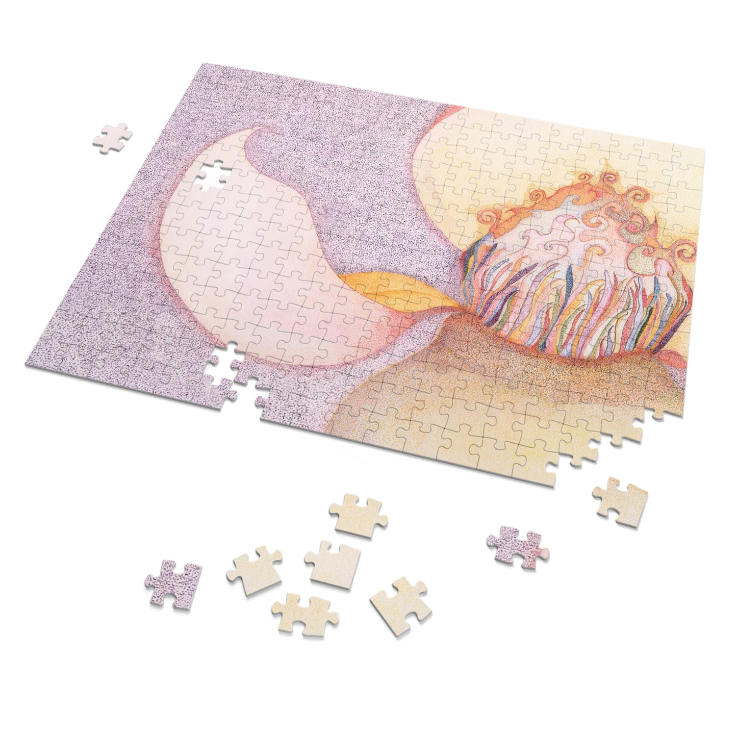 PETALS-Jigsaw Puzzle with Tin