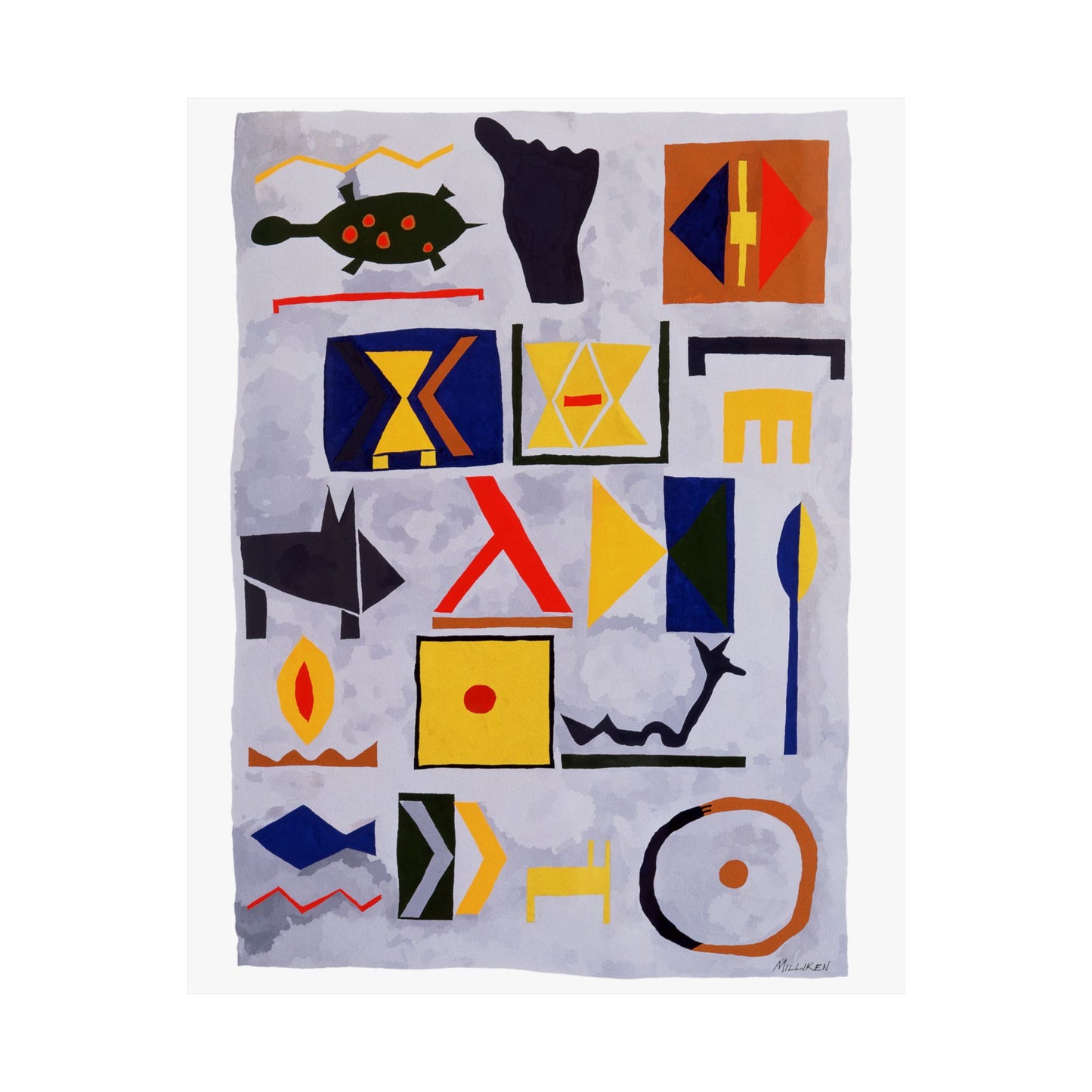 HIEROGLYPHS - Matte Vertical Prints