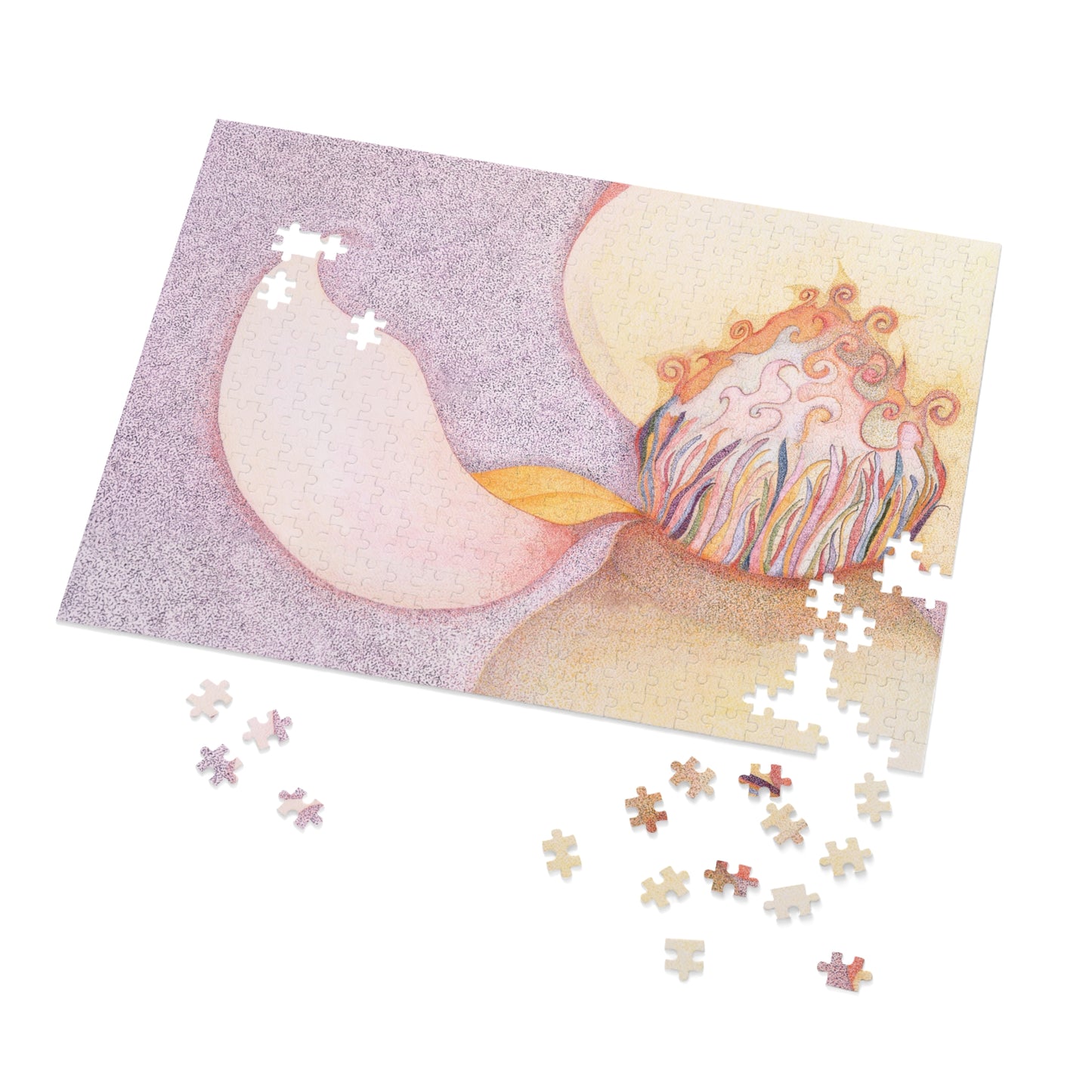 PETALS-Jigsaw Puzzle with Tin