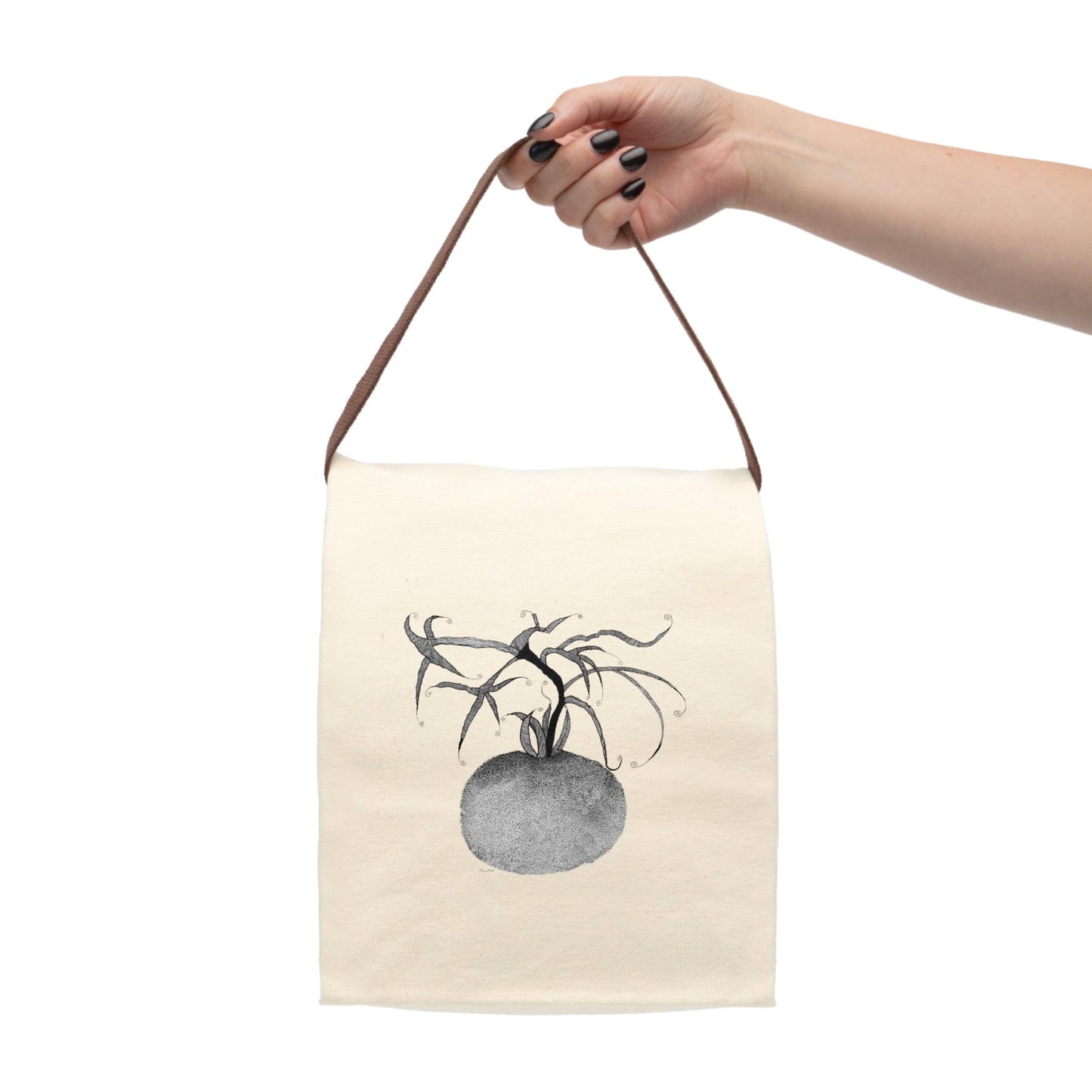 TOMATO - Canvas Lunch Bag With Strap