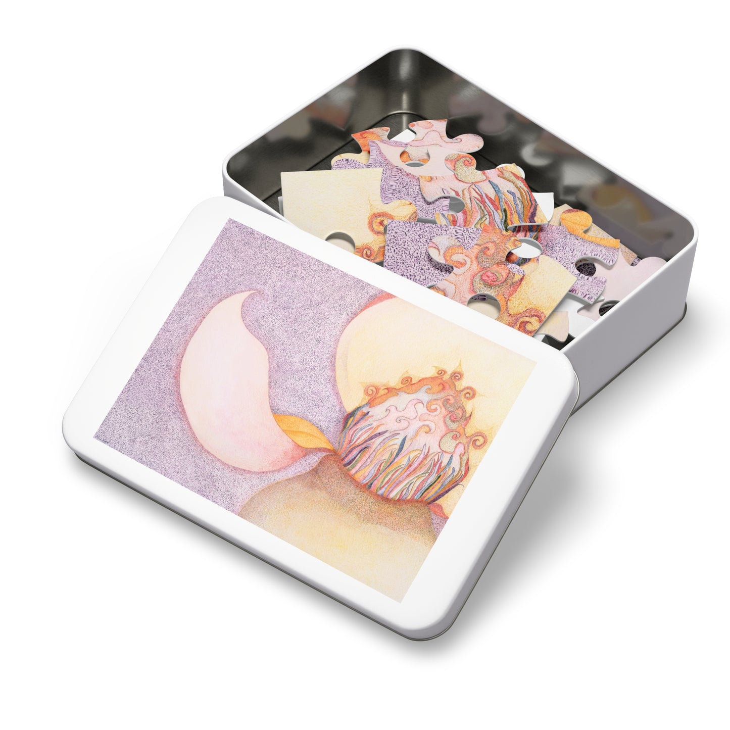 PETALS-Jigsaw Puzzle with Tin