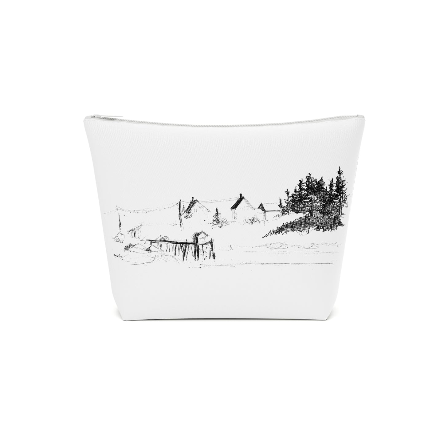 HARBOR PIER - 100% Cotton Cosmetic Bag