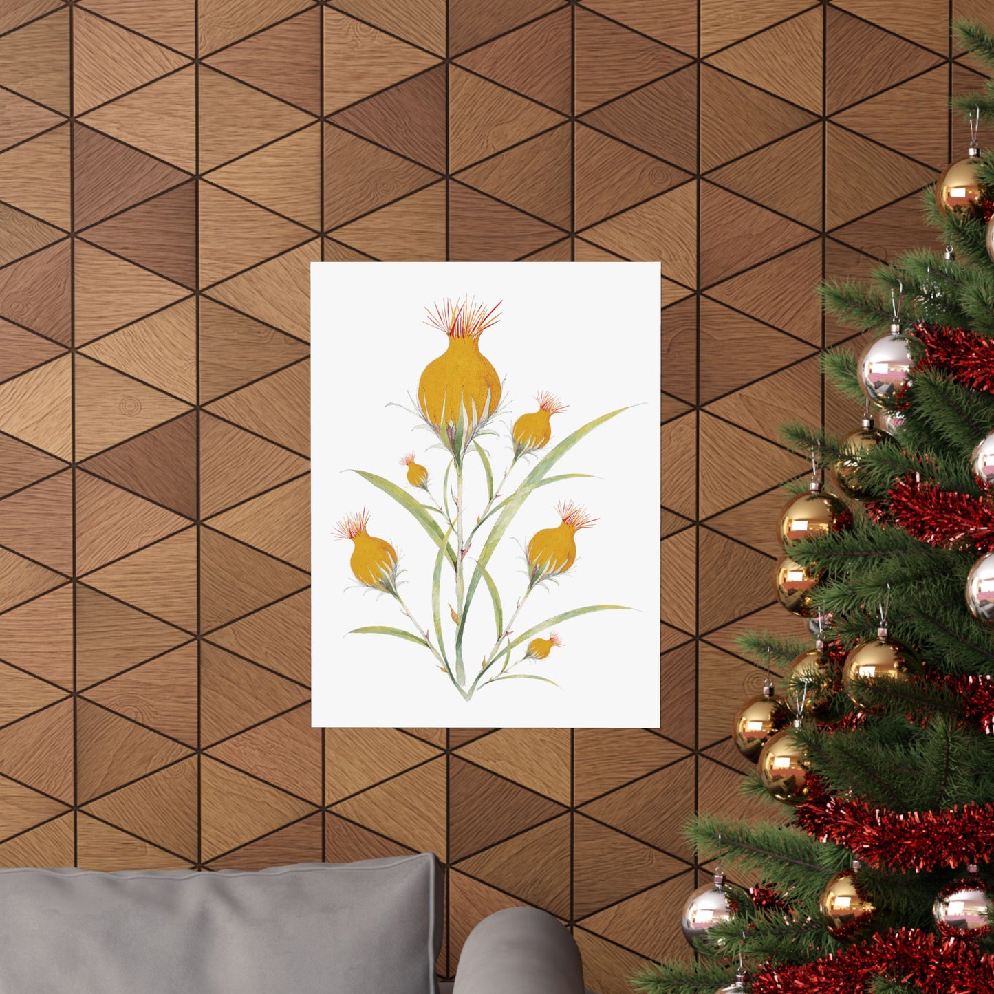 July Bud-Matte Vertical Posters