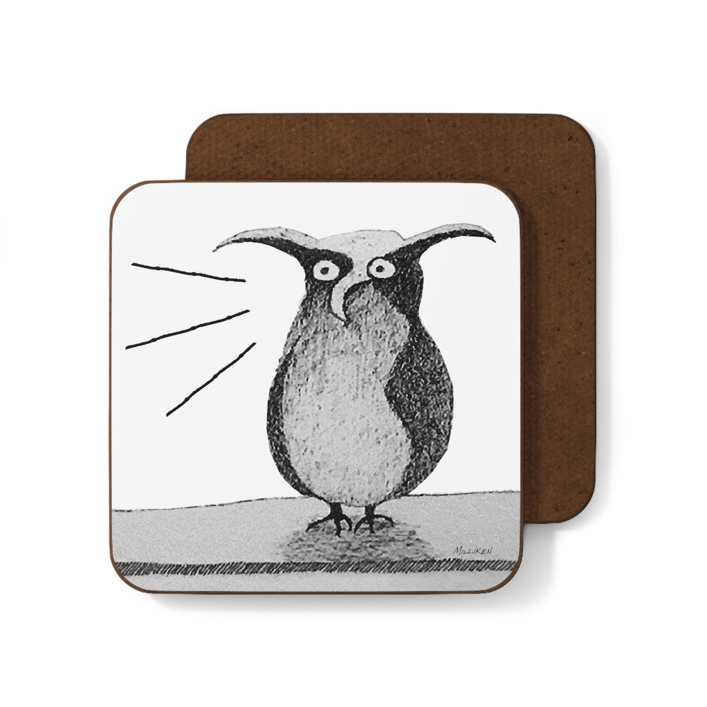 ELOQUENT - Hardboard Backed Coaster