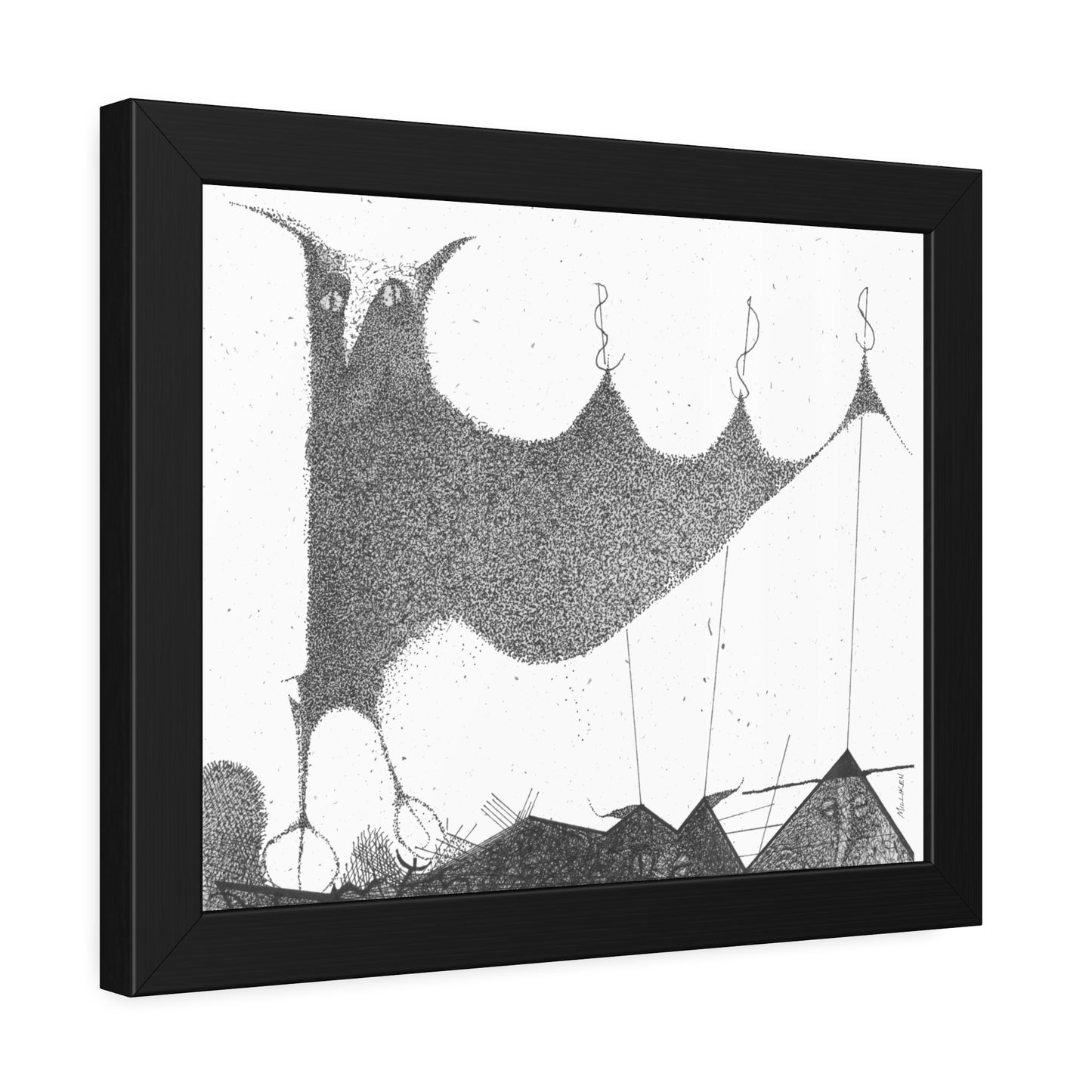 OWL PEAK - Framed Paper Print