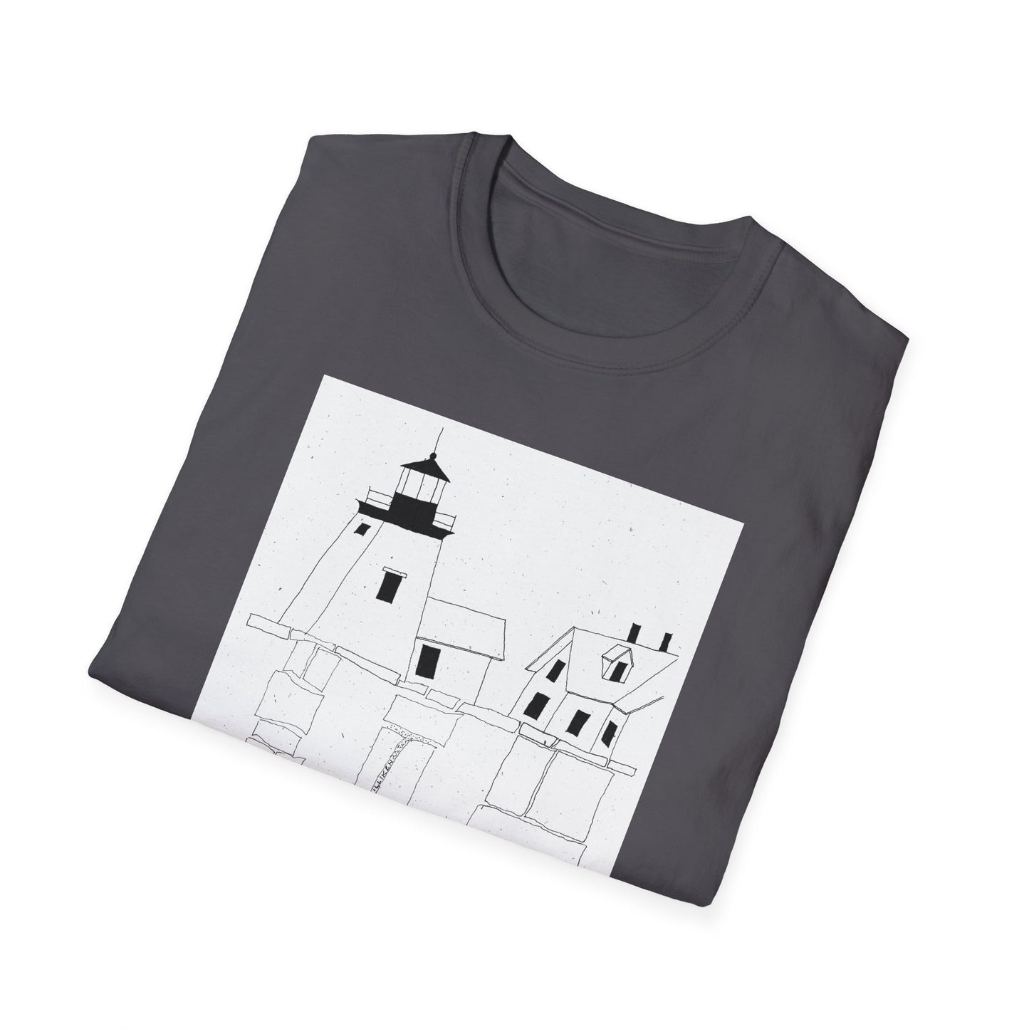 MAINE LIGHTHOUSE - Unisex Softstyle T-Shirt