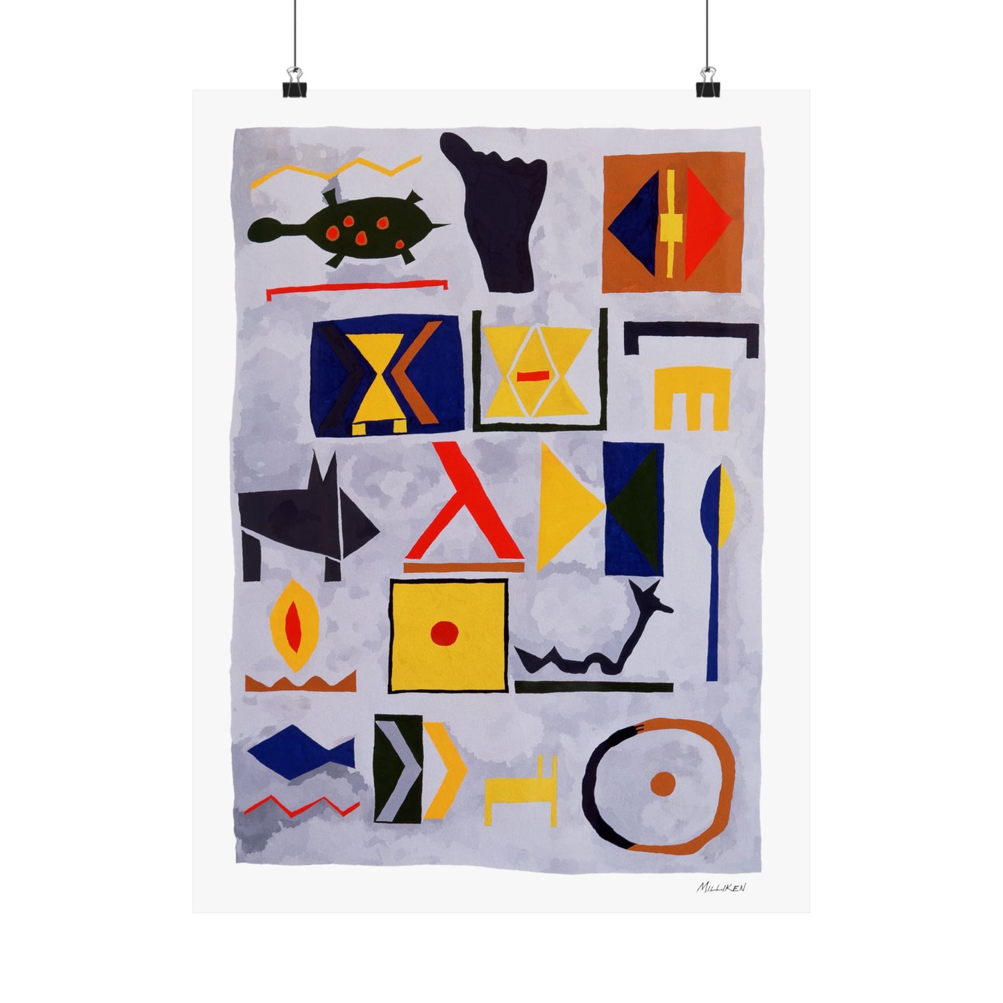 HIEROGLYPHS - Matte Vertical Prints