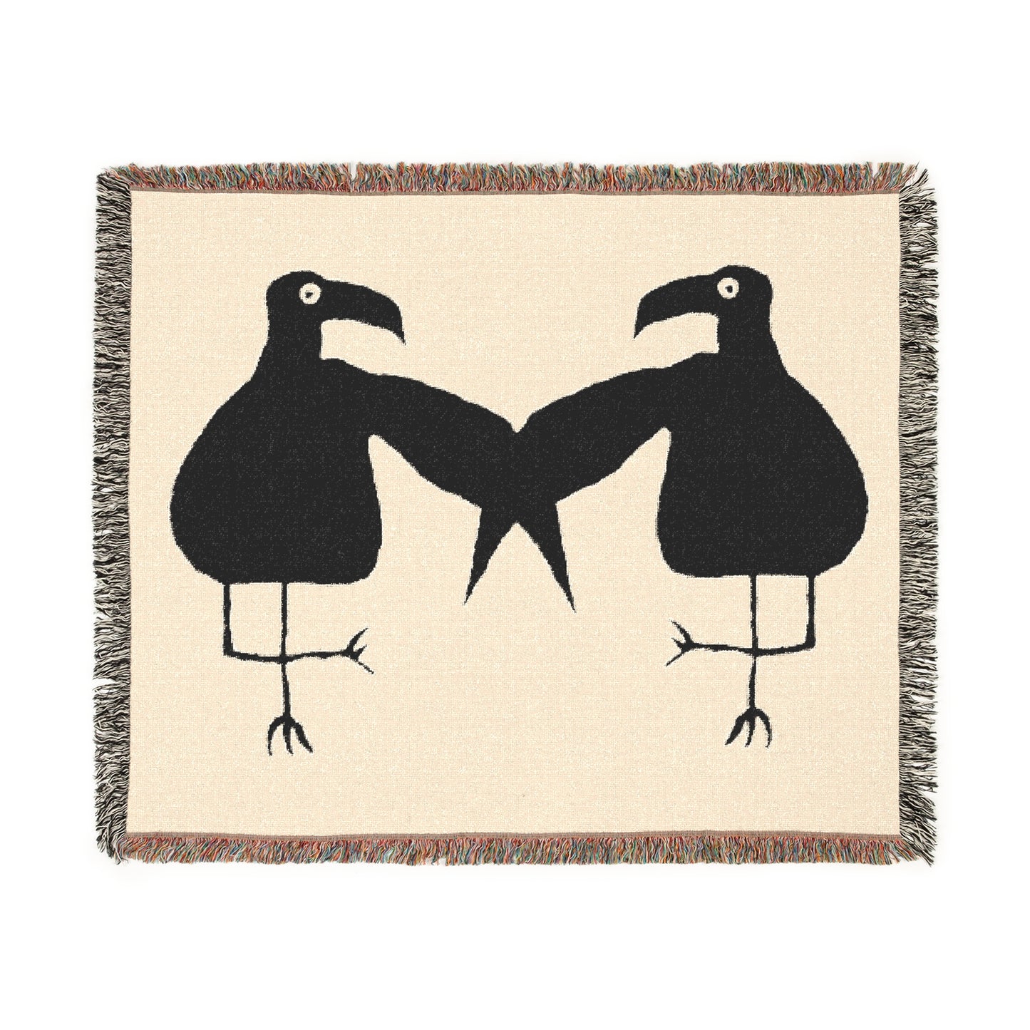 RAVENS DANCING Woven Blanket