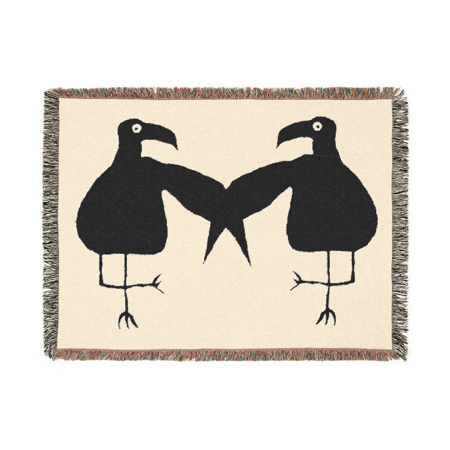 RAVENS DANCING Woven Blanket
