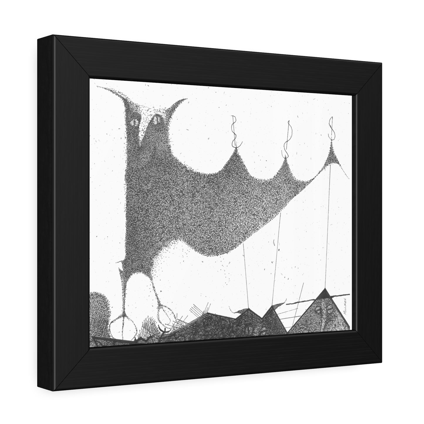 OWL PEAK - Framed Paper Print