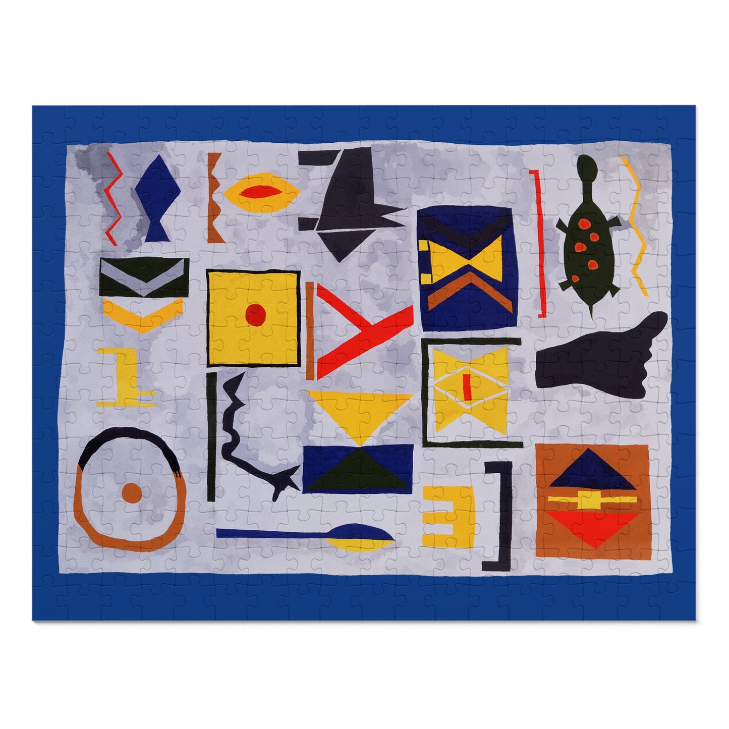 HEIROGLYPHICS-Jigsaw Puzzle with Tin
