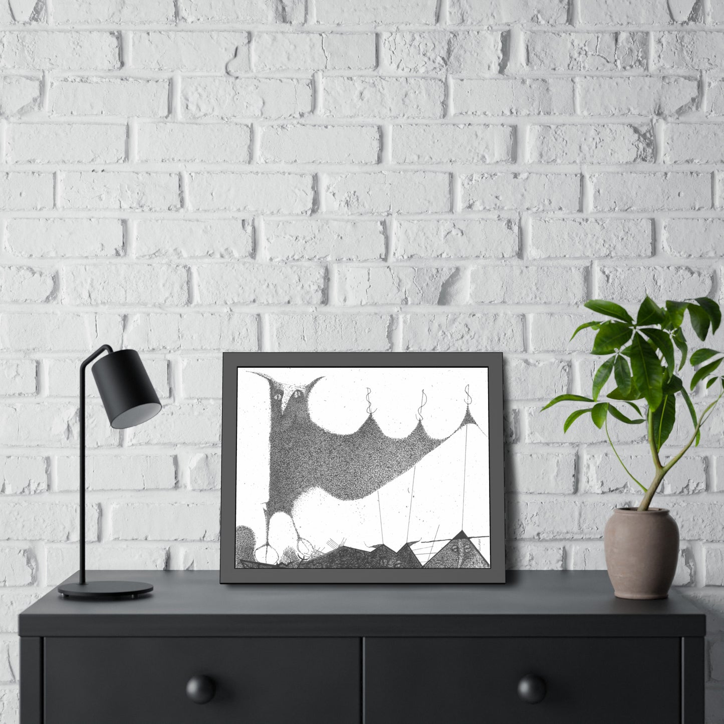 OWL PEAK - Framed Paper Print