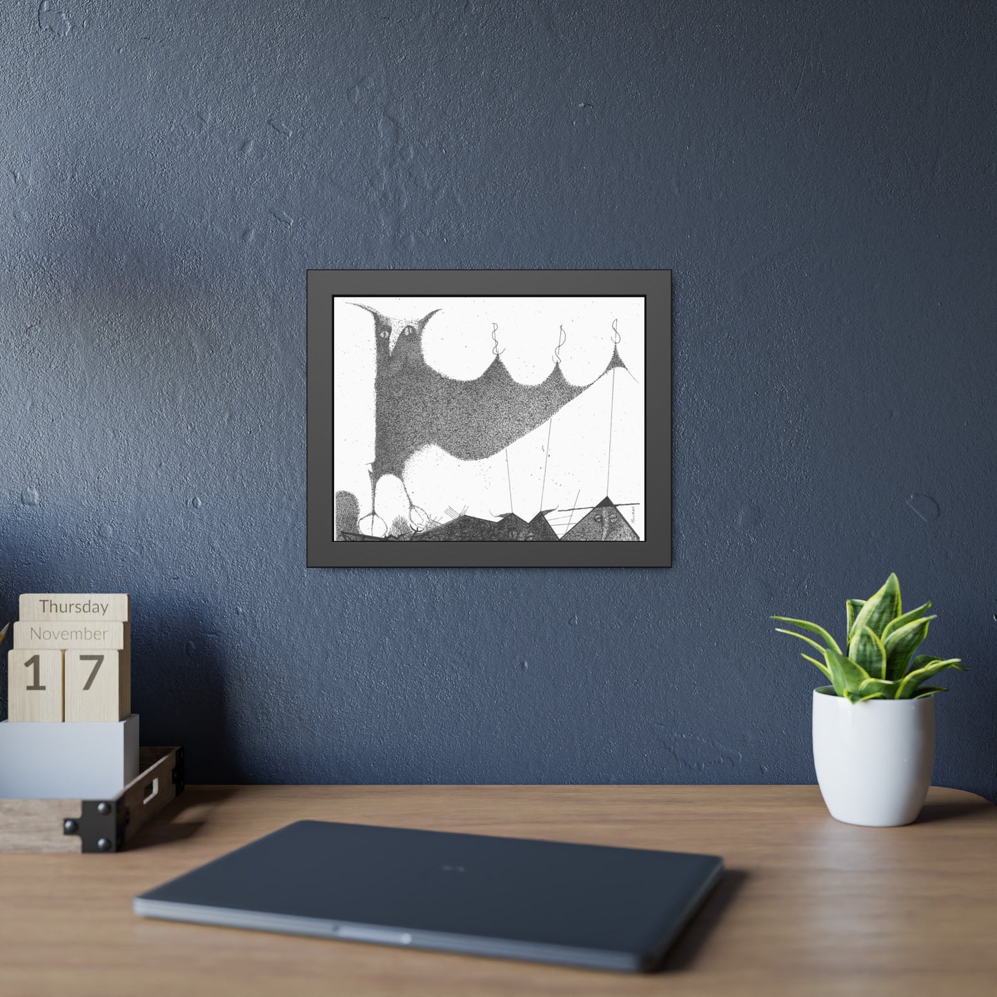 OWL PEAK - Framed Paper Print