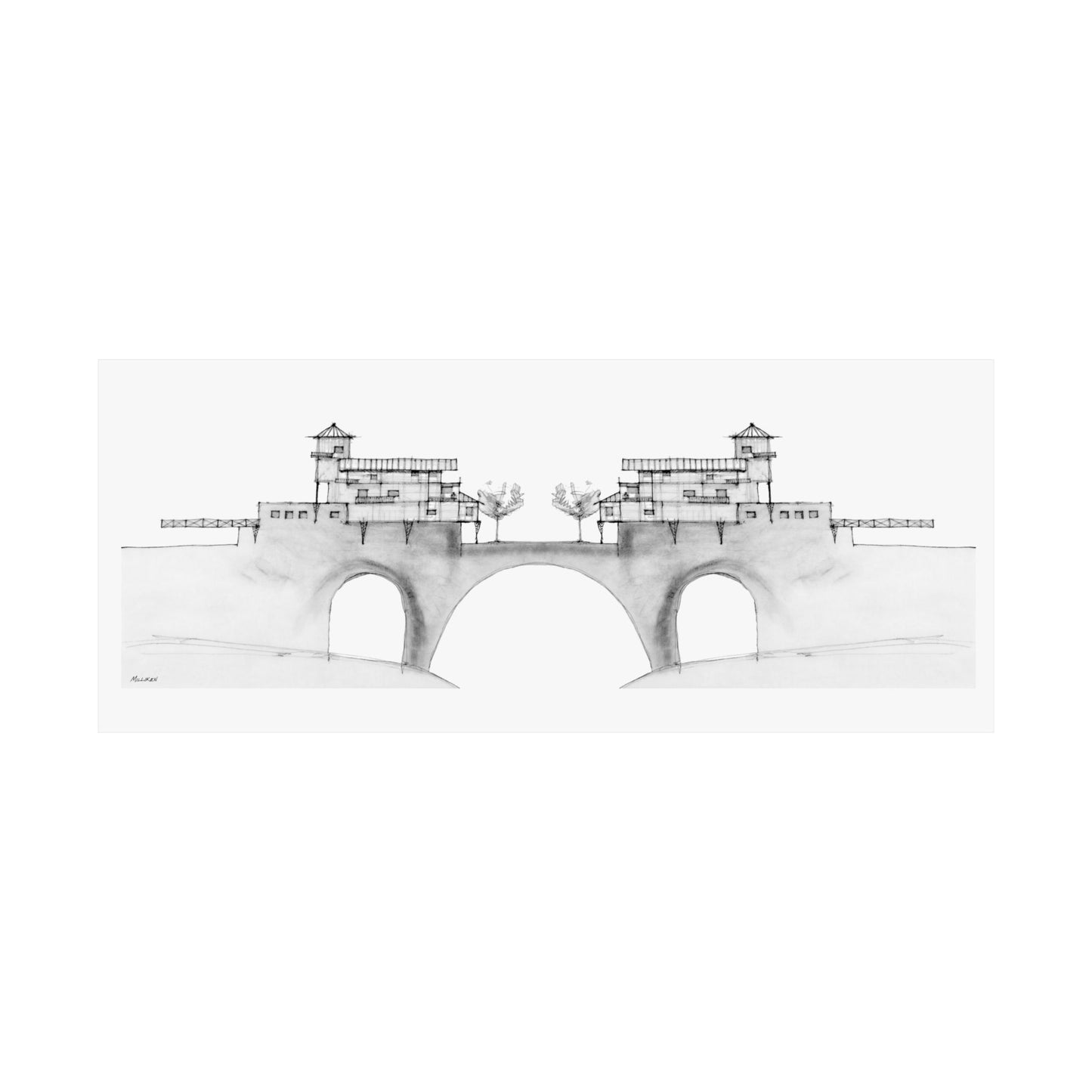 PONTE VECCHIO Archival Matte Horizontal Print