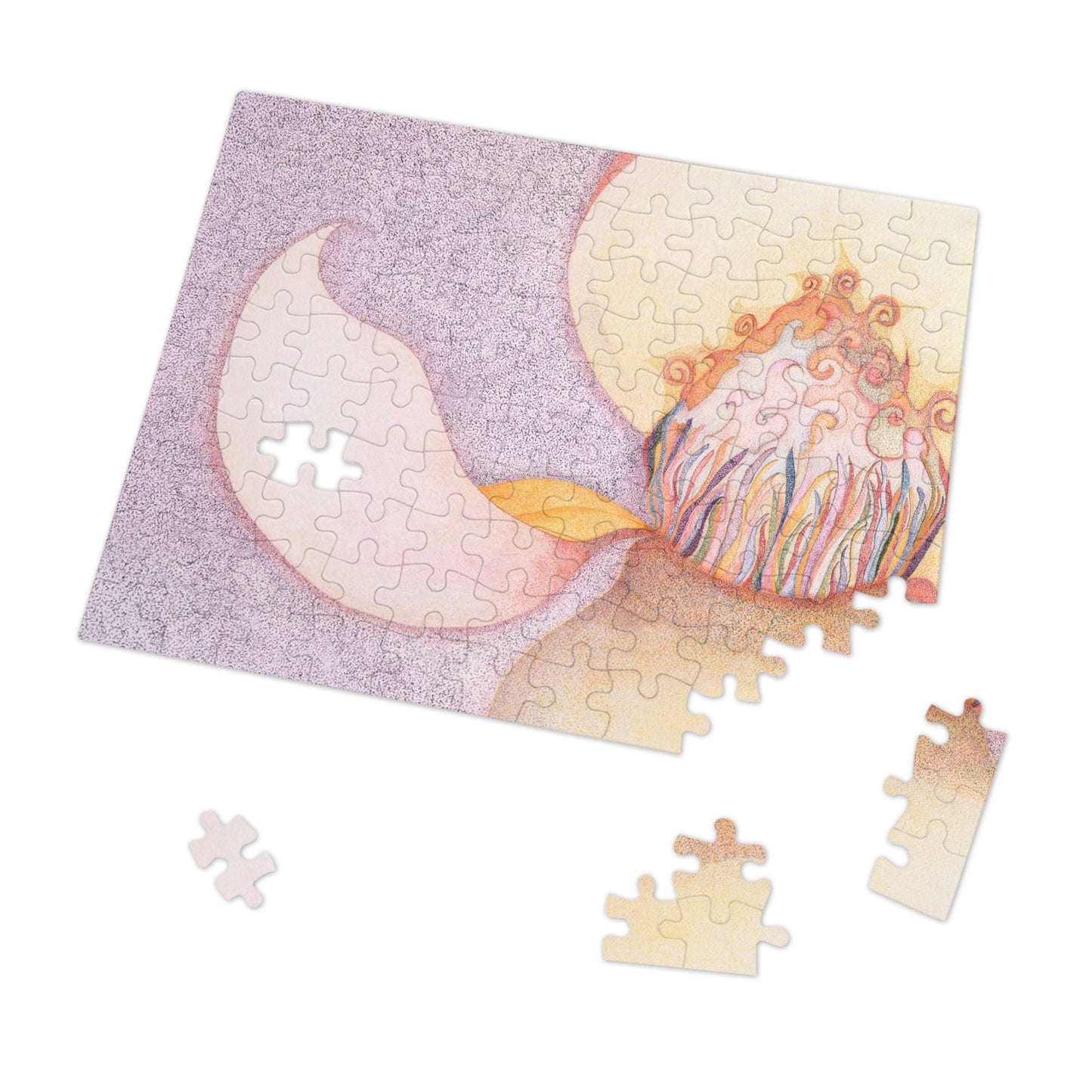 PETALS-Jigsaw Puzzle with Tin