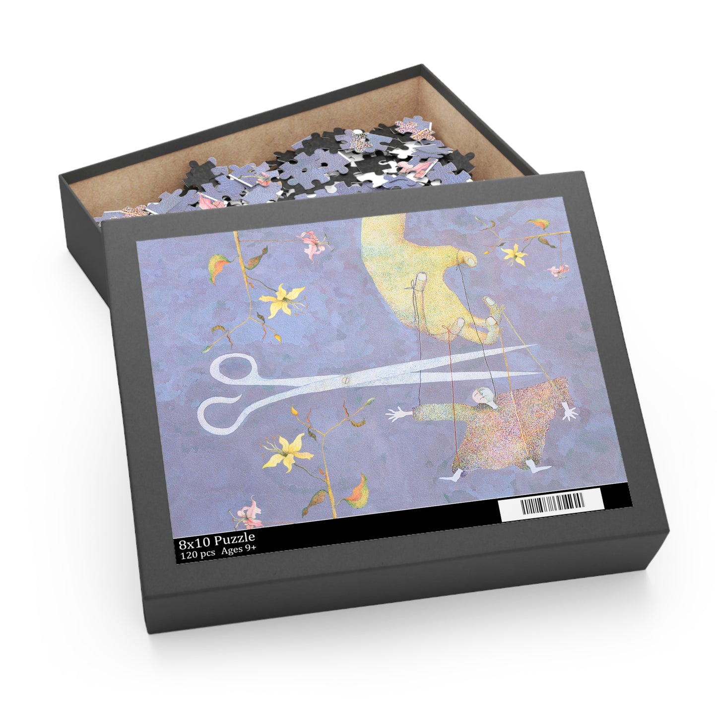 FLOWERS AND PUPPET-Puzzle (120, 252, 500-Piece)