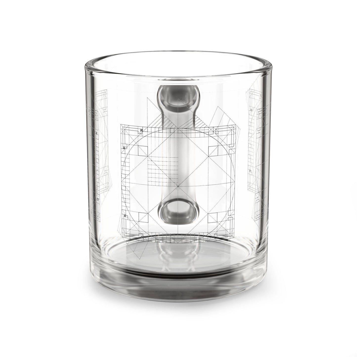 STUDY - Glass Mug, 10oz