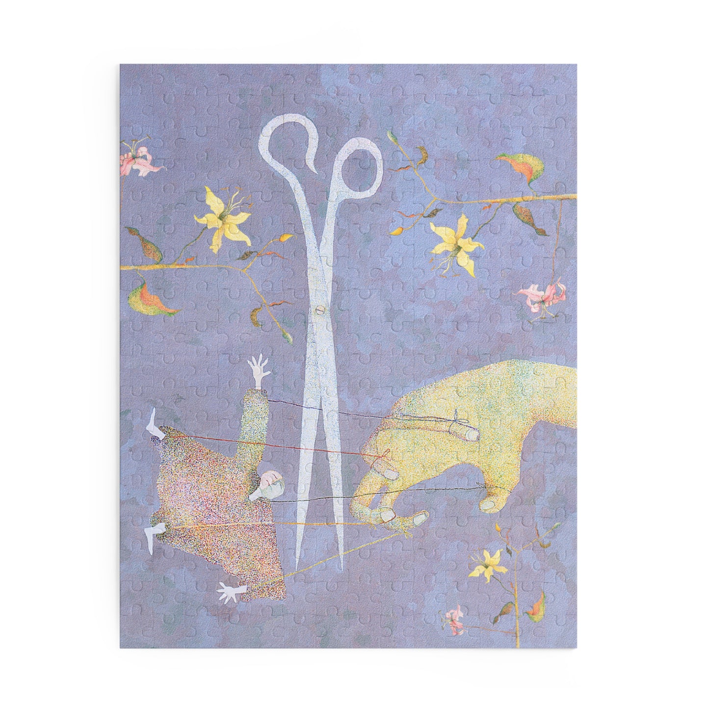 FLOWERS AND PUPPET-Puzzle (120, 252, 500-Piece)