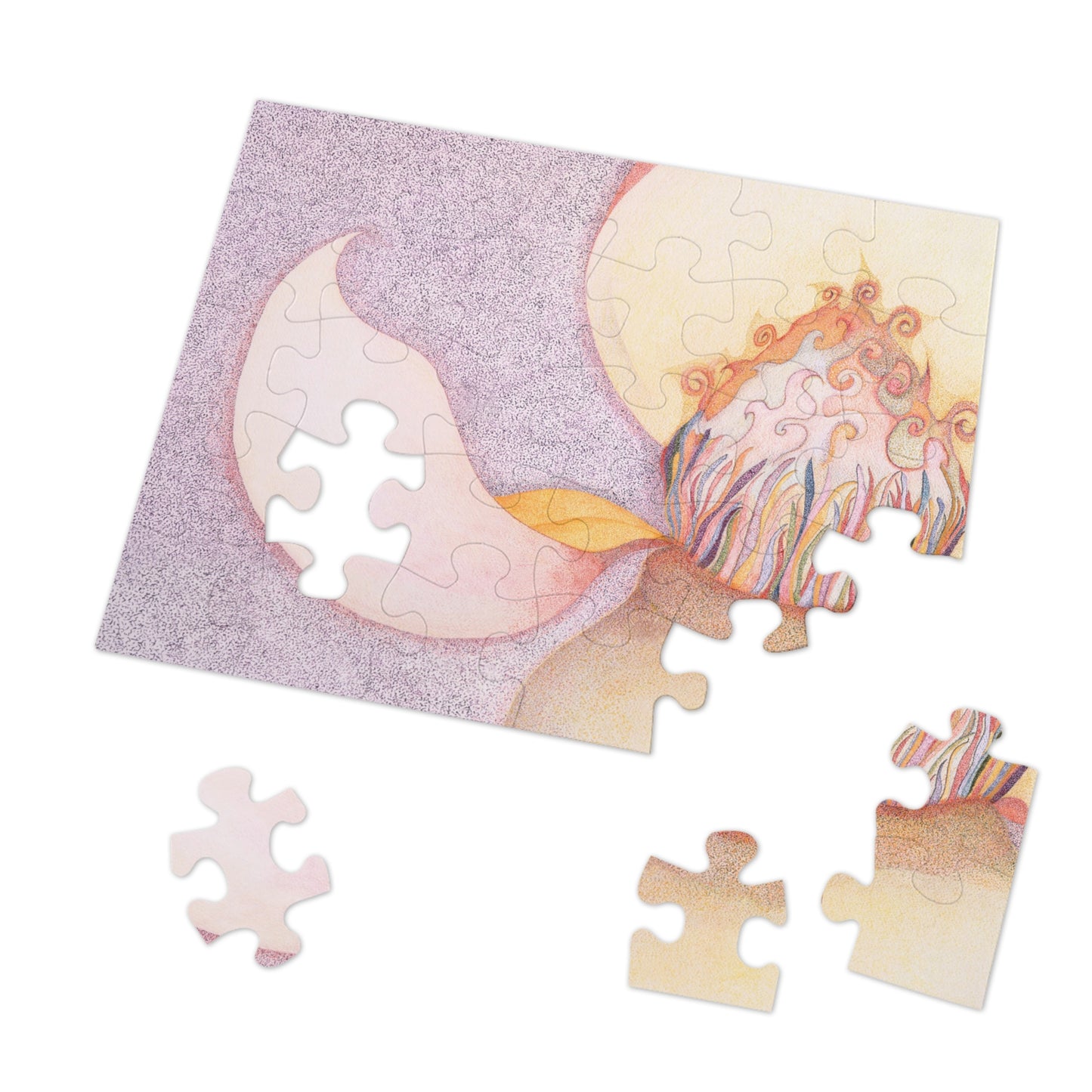 PETALS-Jigsaw Puzzle with Tin