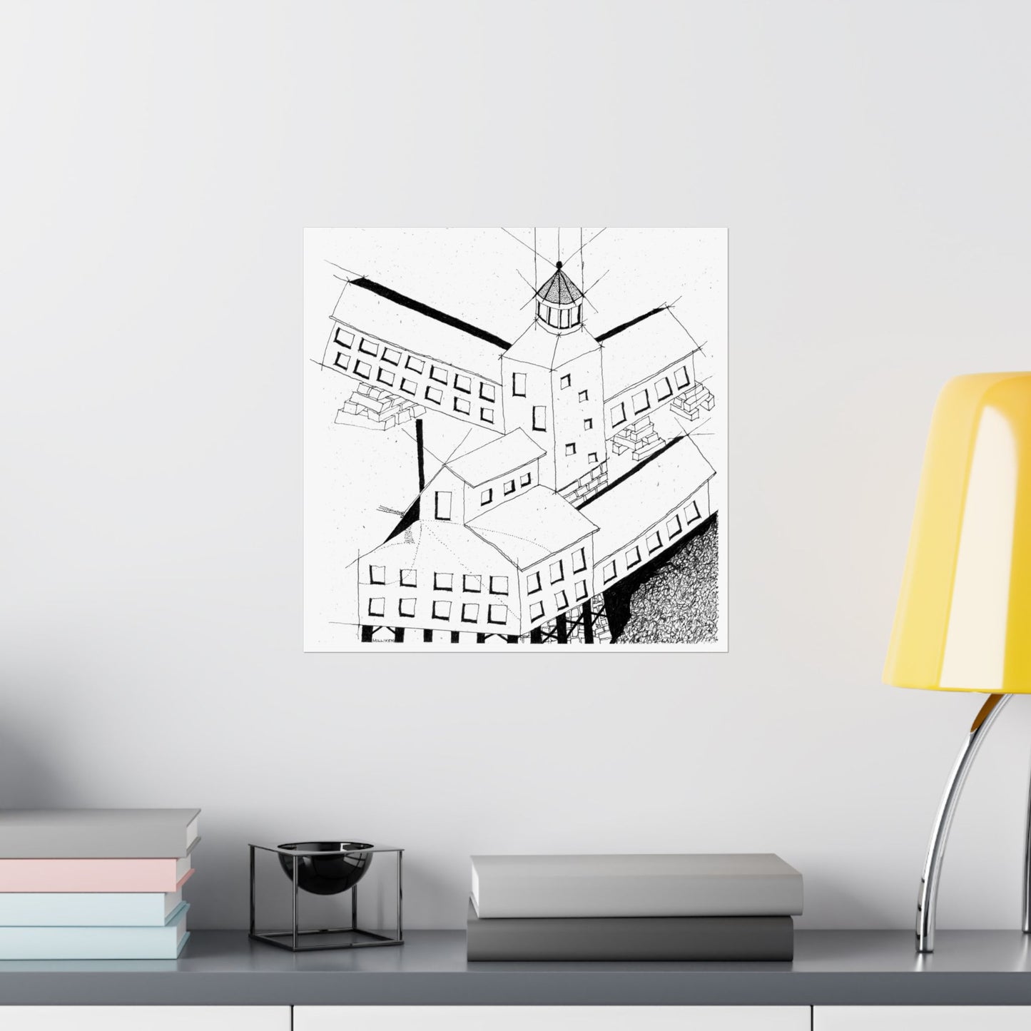 GRANITE WHARF - Matte Vertical Prints