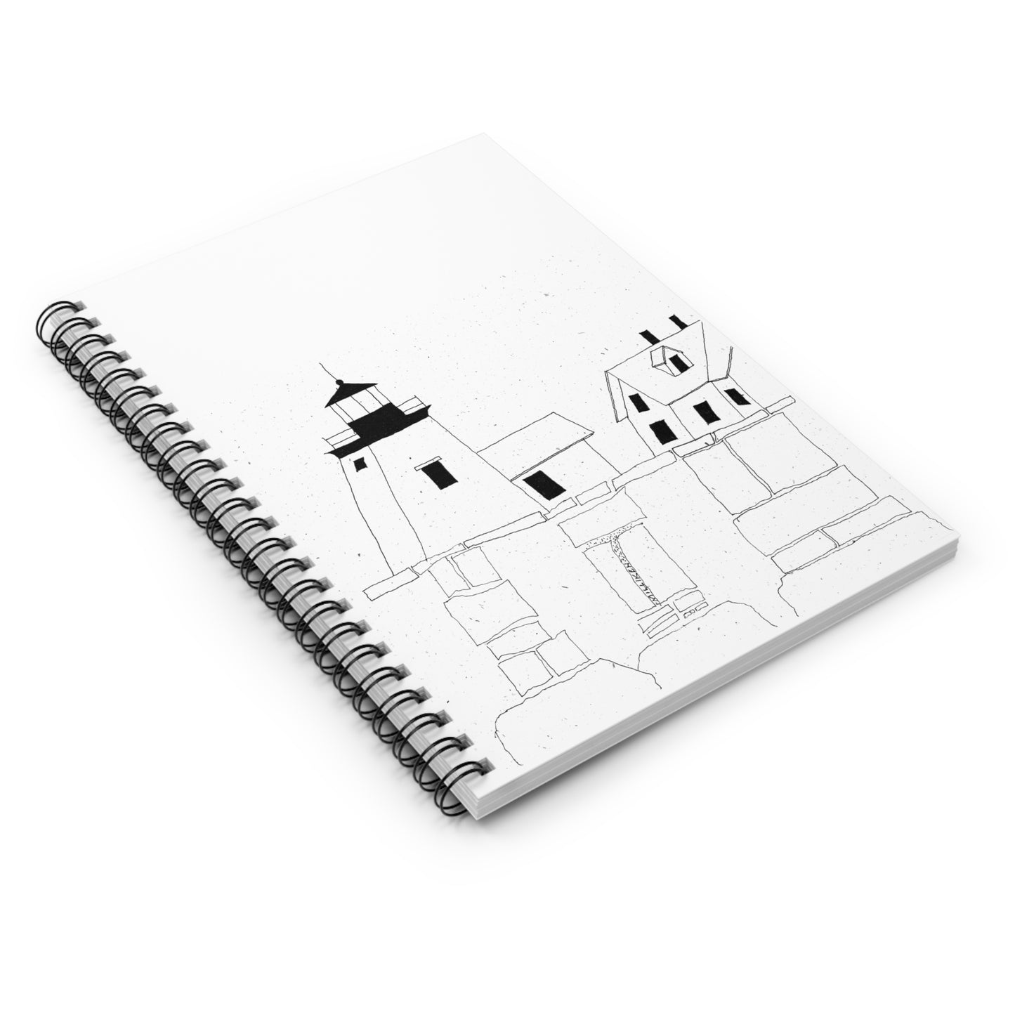 MAINE LIGHTHOUSE - Spiral Notebook - Ruled Line
