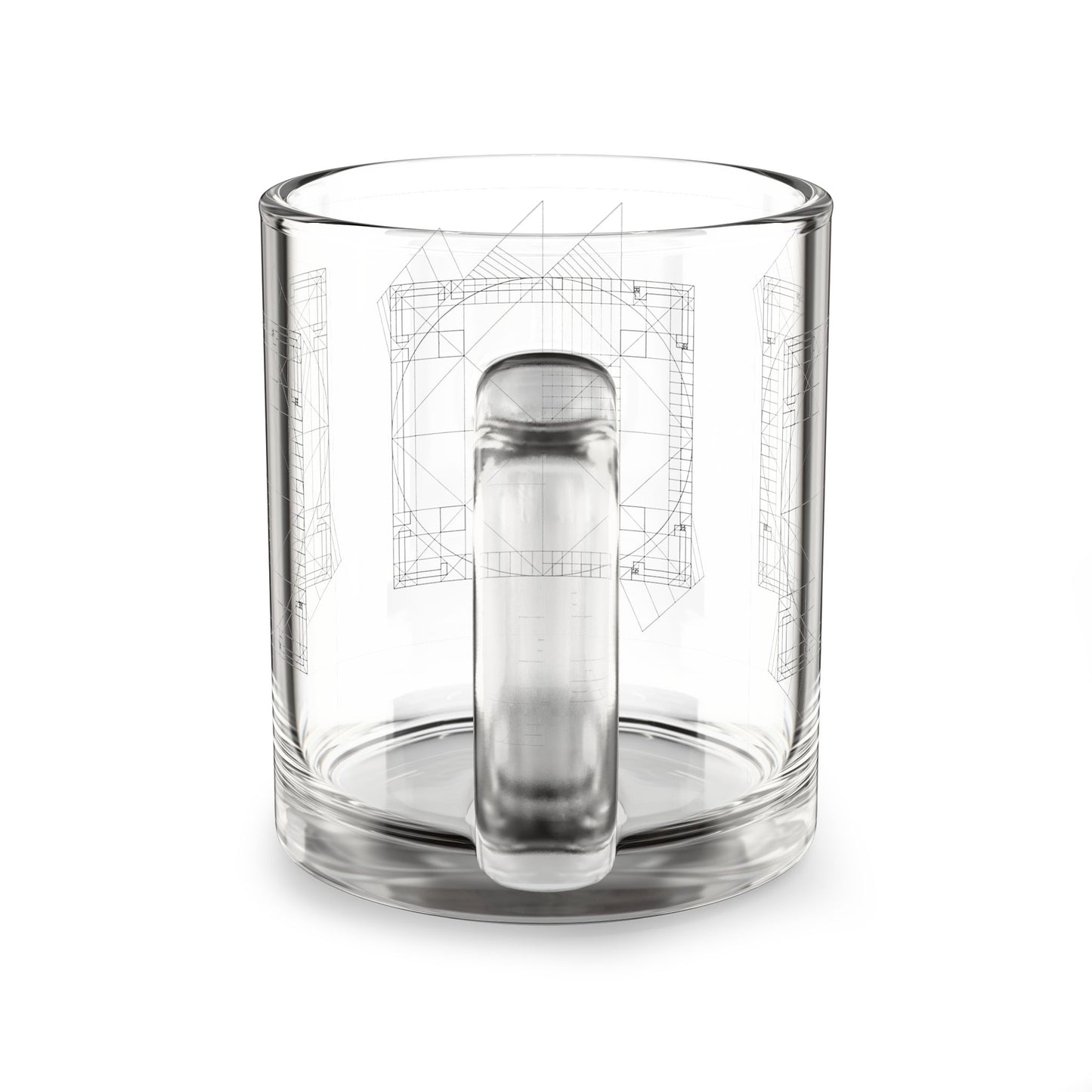 STUDY - Glass Mug, 10oz