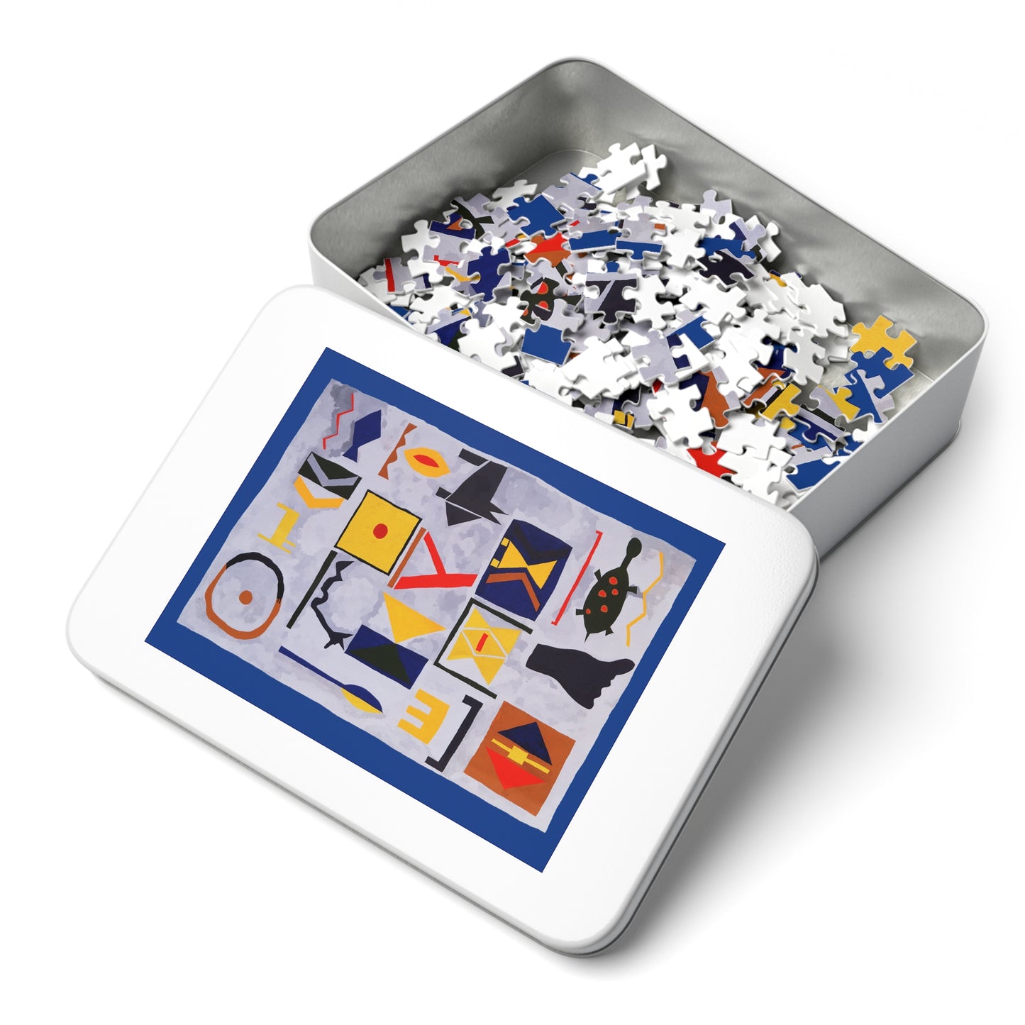 HEIROGLYPHICS-Jigsaw Puzzle with Tin