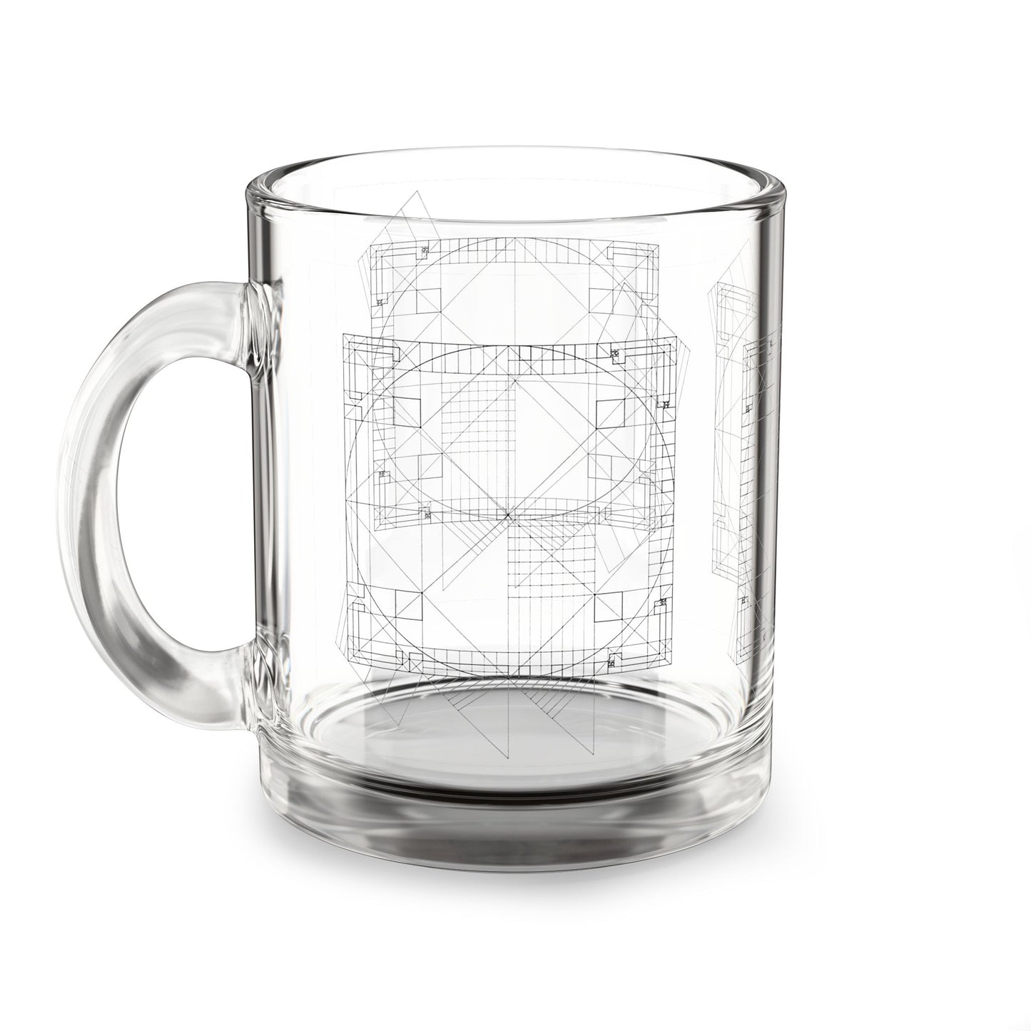 STUDY - Glass Mug, 10oz