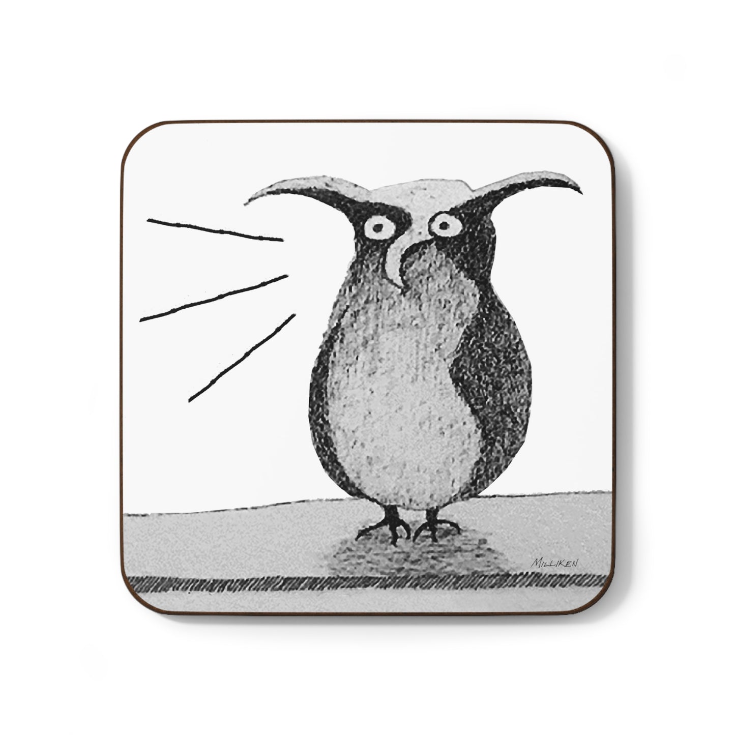 ELOQUENT - Hardboard Backed Coaster