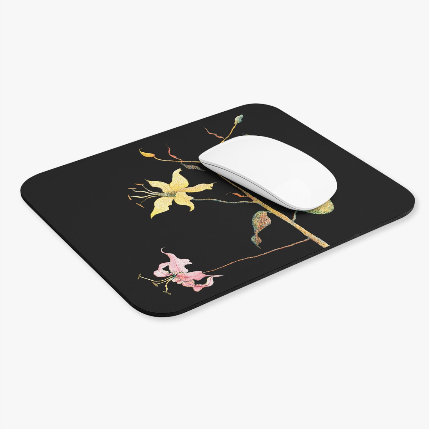 STEMS - Black Background Mouse Pad (Rectangle)