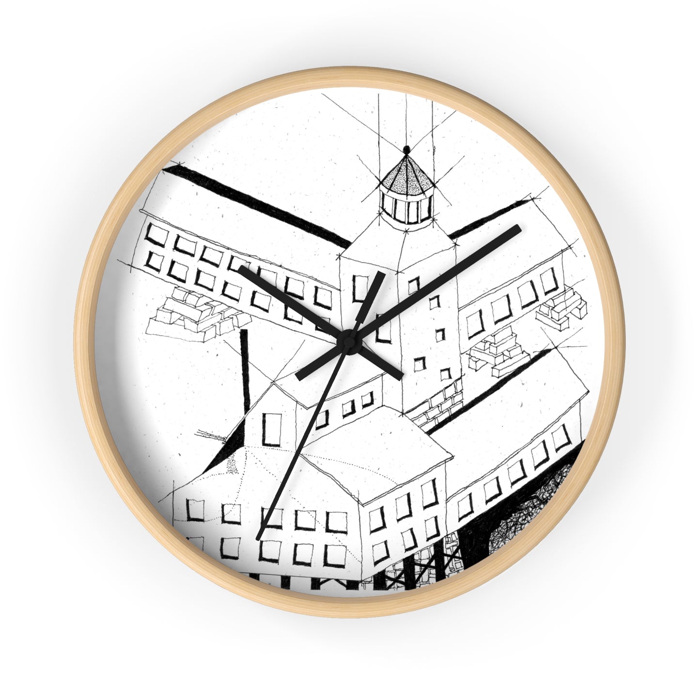GRANITE WHARF WALL CLOCK