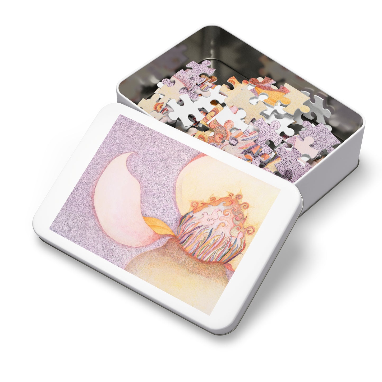 PETALS-Jigsaw Puzzle with Tin