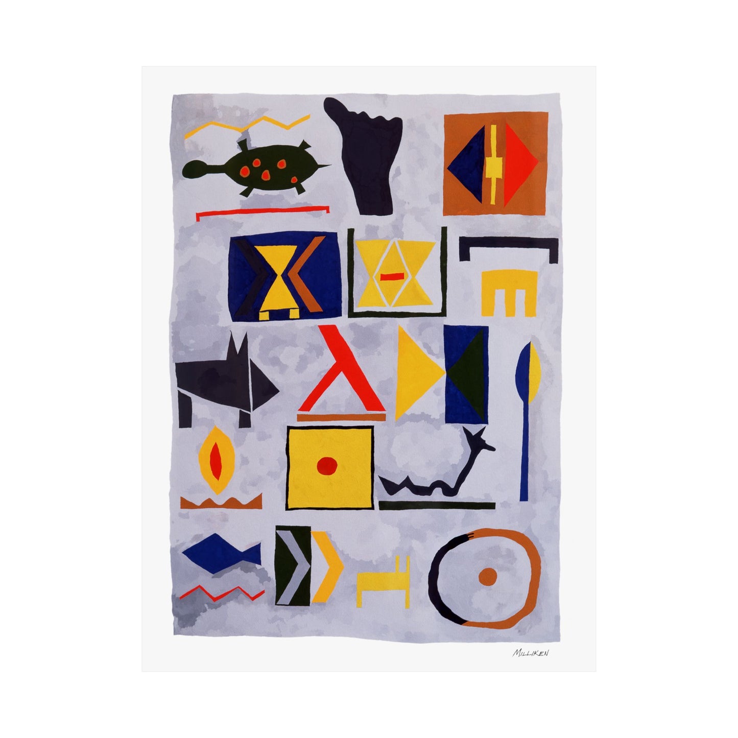 HIEROGLYPHS - Matte Vertical Prints