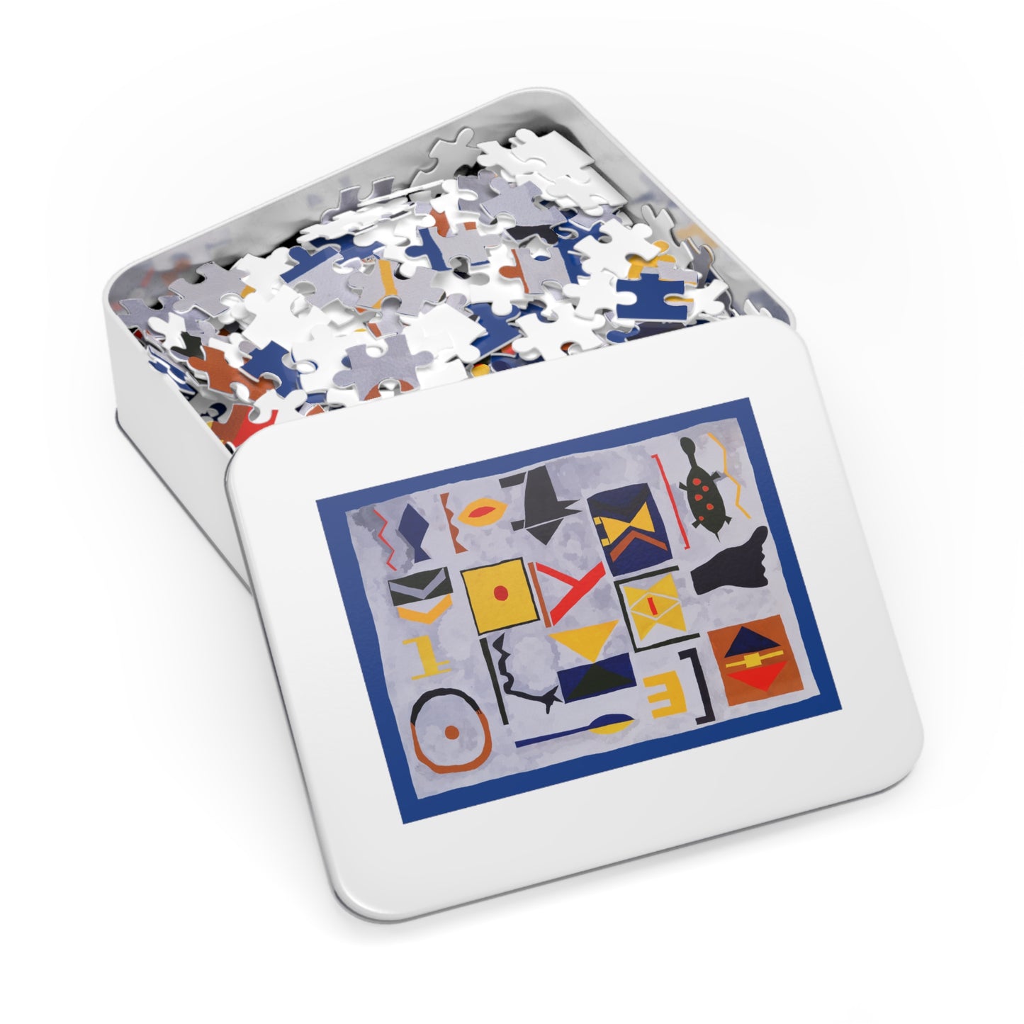HEIROGLYPHICS-Jigsaw Puzzle with Tin