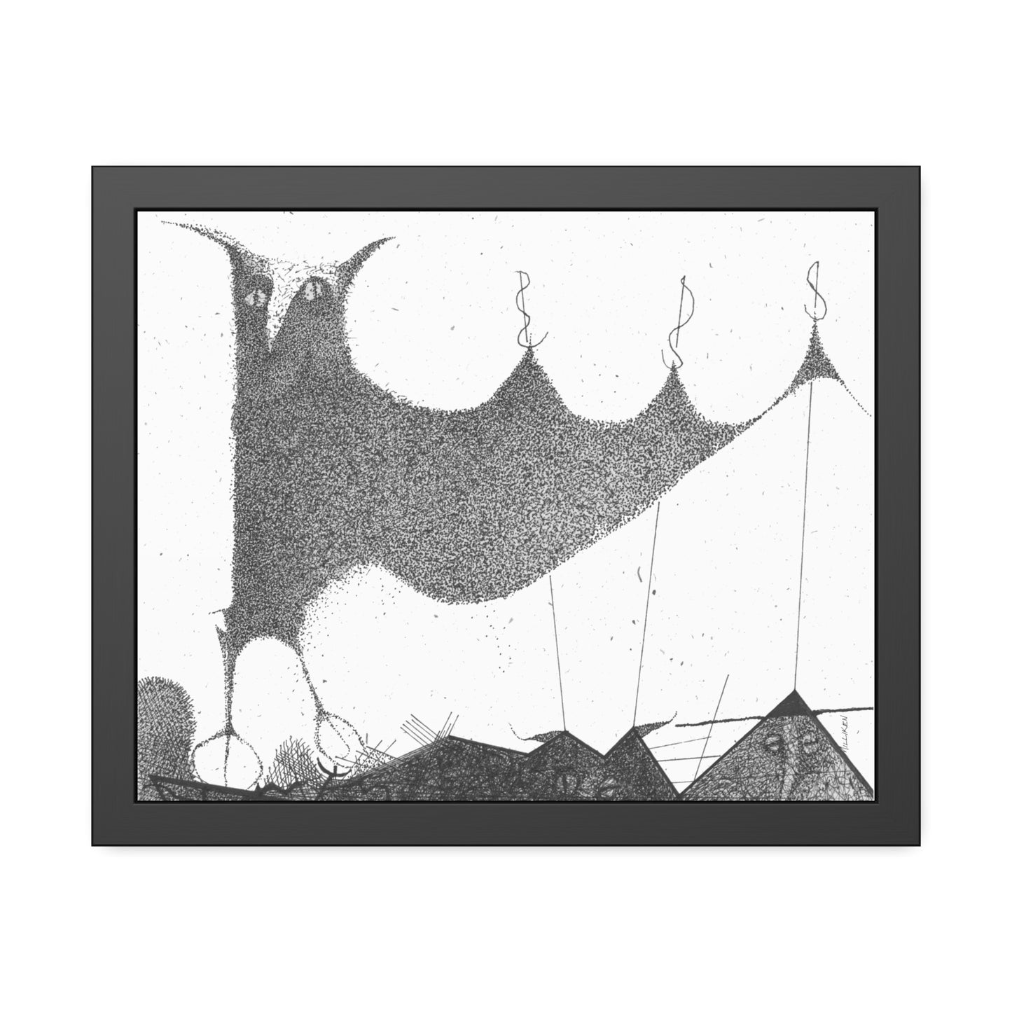 OWL PEAK - Framed Paper Print