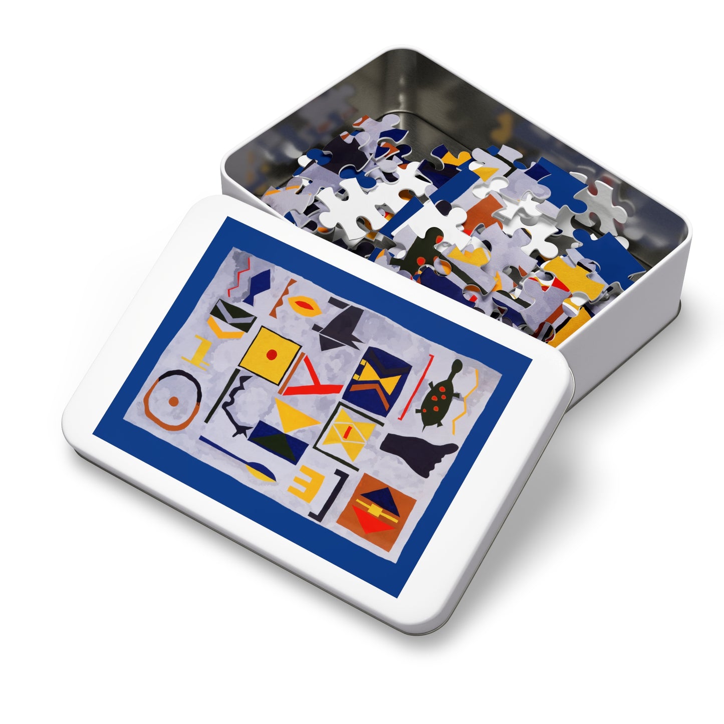 HEIROGLYPHICS-Jigsaw Puzzle with Tin