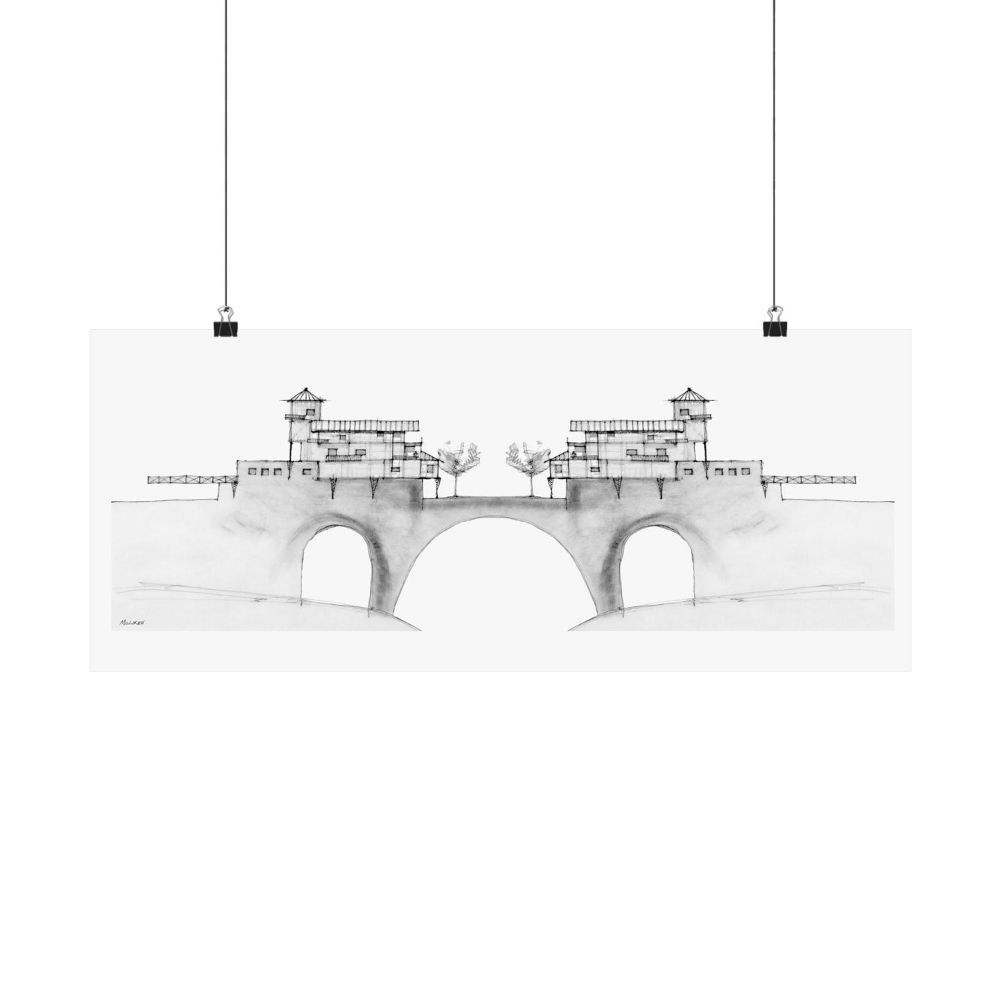 PONTE VECCHIO Archival Matte Horizontal Print