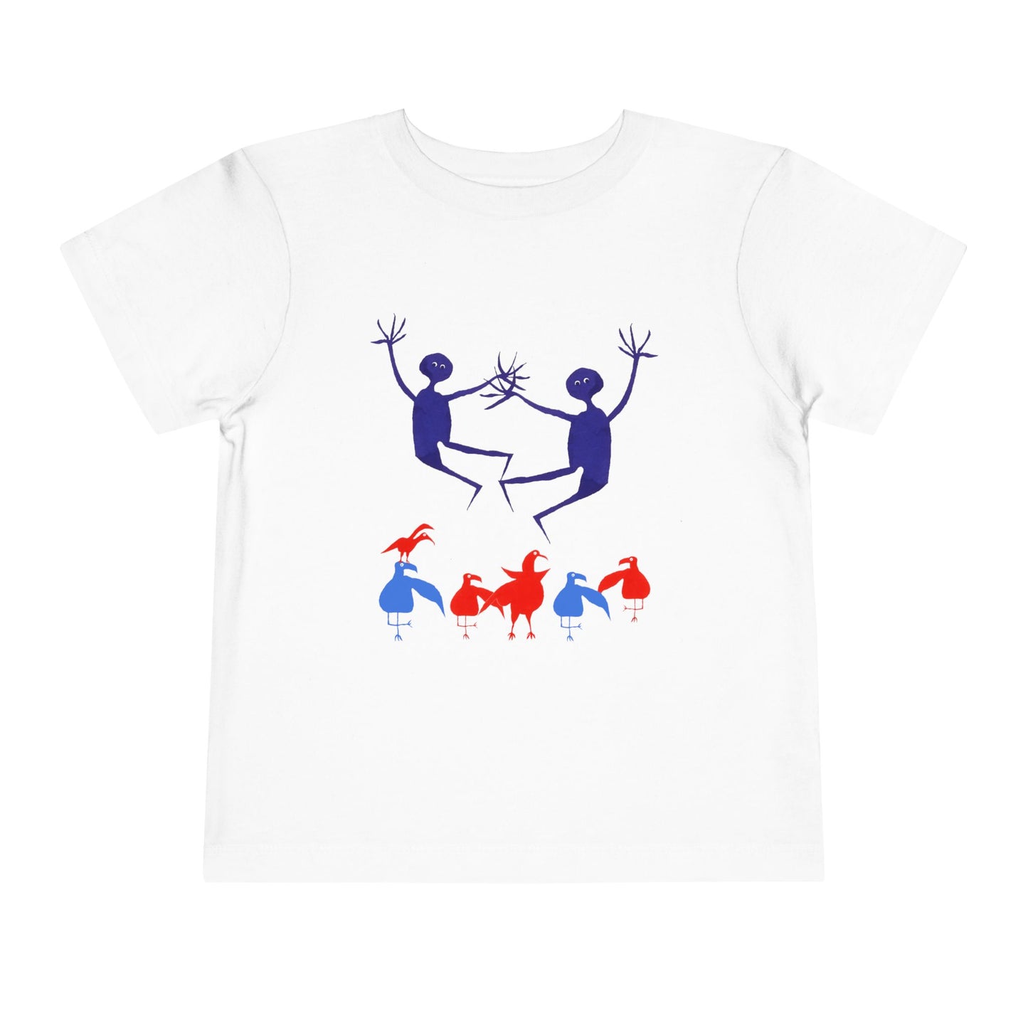 BLUE MAN with CHA CHA Toddler Short Sleeve Tee