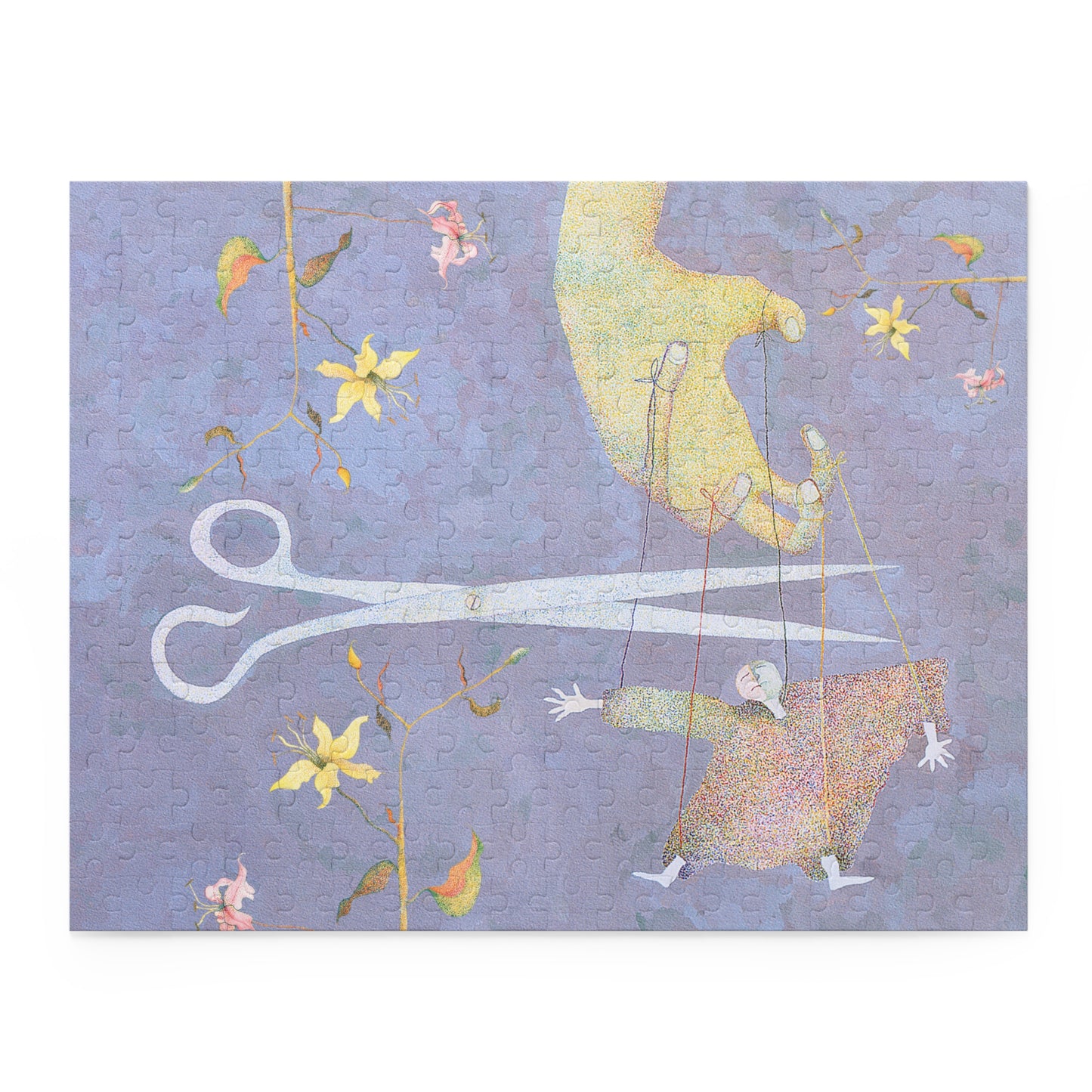FLOWERS AND PUPPET-Puzzle (120, 252, 500-Piece)