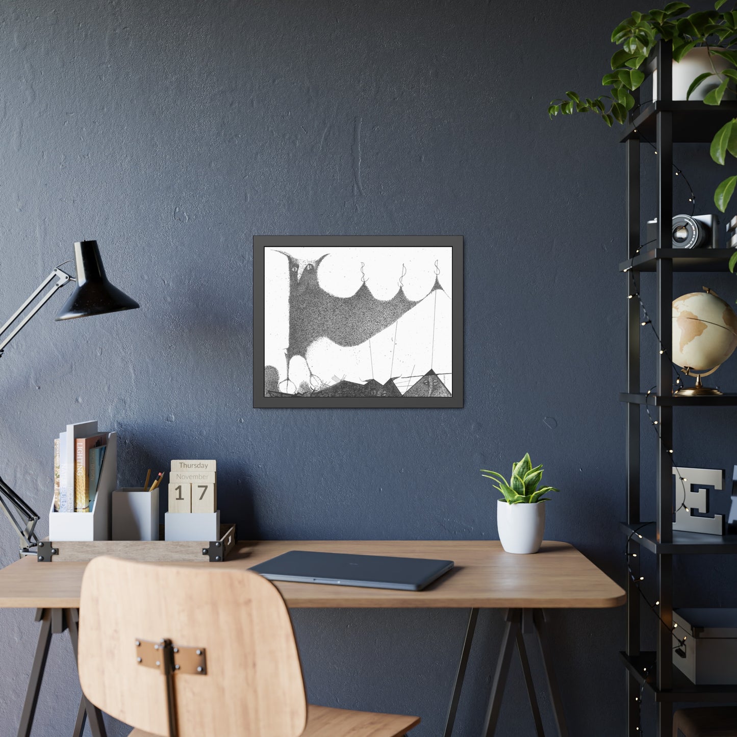 OWL PEAK - Framed Paper Print