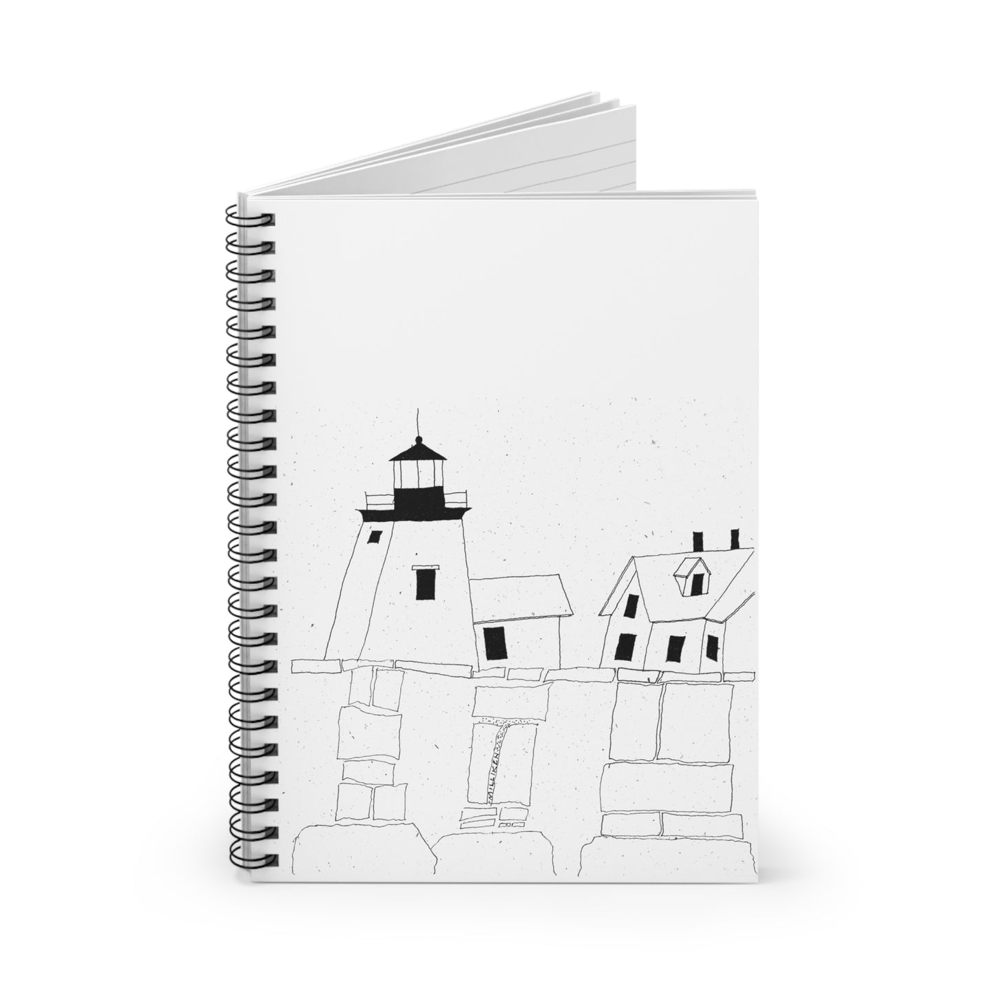 MAINE LIGHTHOUSE - Spiral Notebook - Ruled Line