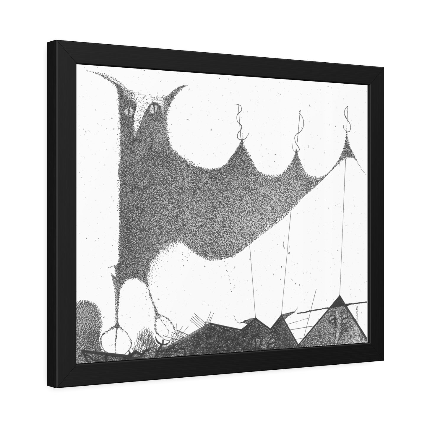 OWL PEAK - Framed Paper Print