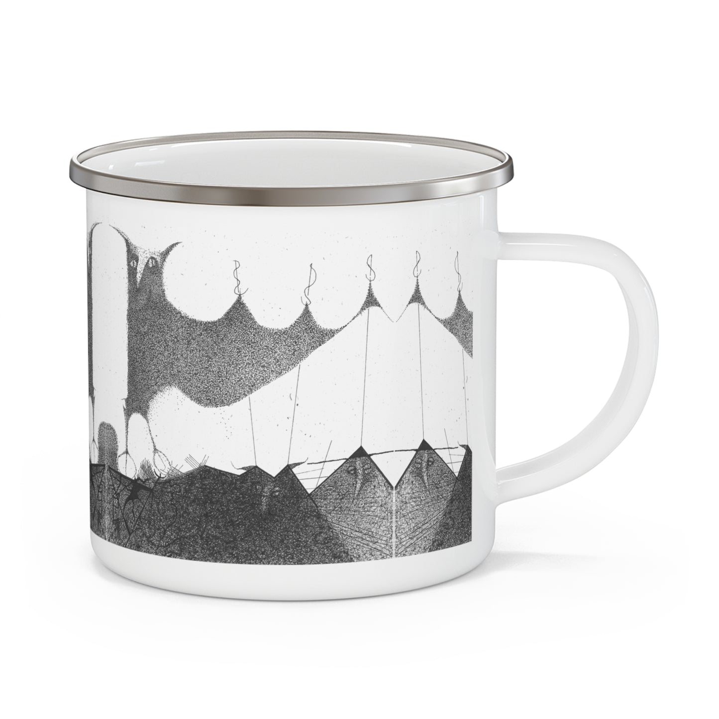 OWL PEAK - Enamel Camping Mug