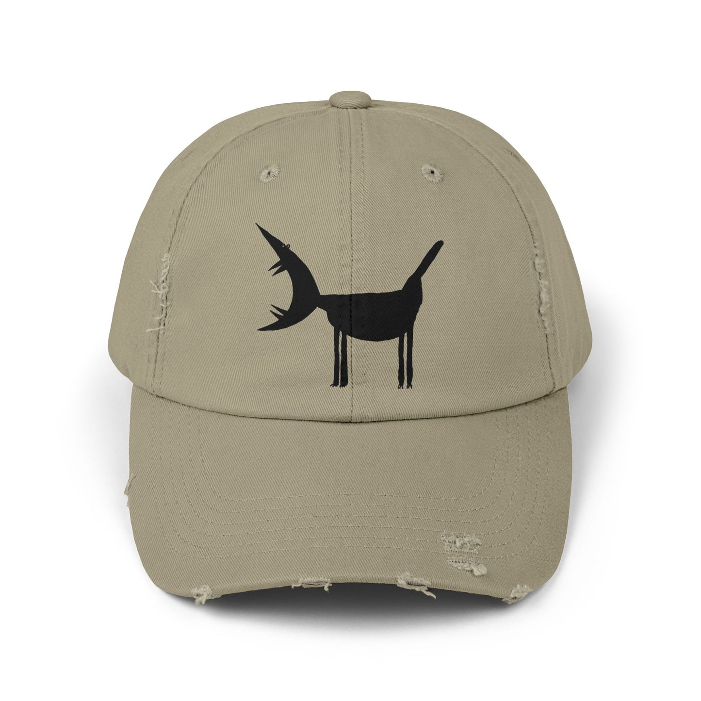 ARF! - Printed Art on Unisex Distressed Cap