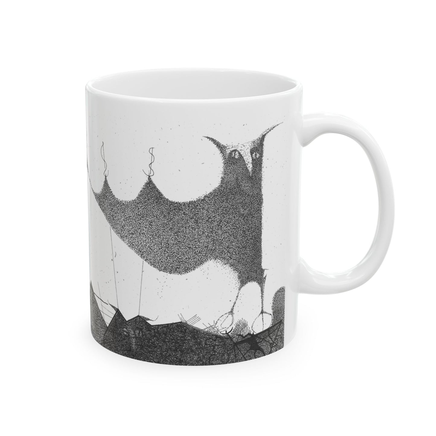 OWL PEAK - Ceramic Mug, (11oz, 15oz)