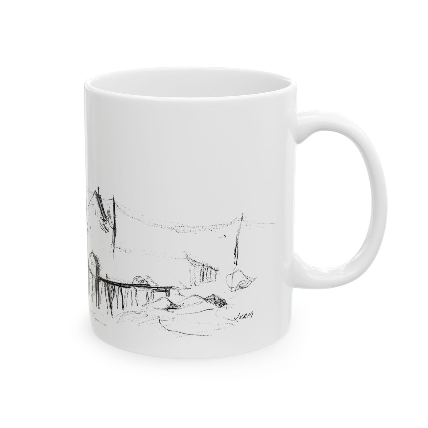 HARBOR PIER - Ceramic Mug  11oz,  15 oz