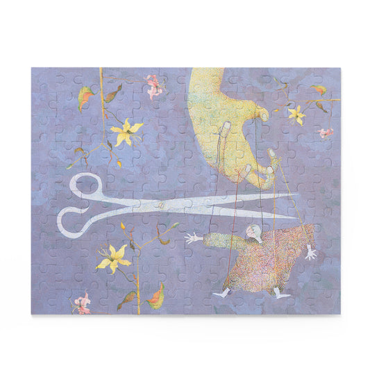 FLOWERS AND PUPPET-Puzzle (120, 252, 500-Piece)