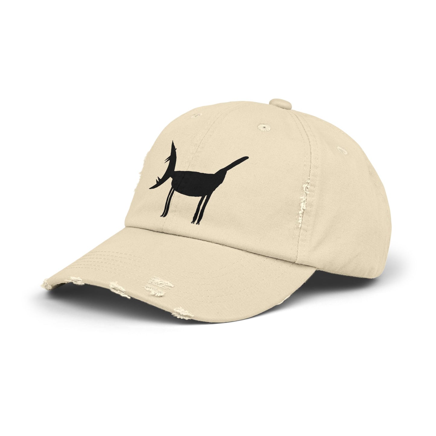 ARF! - Printed Art on Unisex Distressed Cap